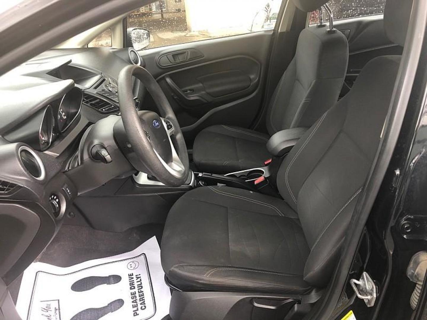 2019 BLACK /BLACK Ford Fiesta SE Sedan (3FADP4BJ4KM) with an 1.6L L4 DOHC 16V engine, Automatic transmission, located at 3304 Woodville Road, Northwood, OH, 43619, (419) 210-8019, 41.612694, -83.480743 - We are #1 Auto Loan Dealer for Good Bad or No Credit we have hundreds of vehicles to choose from, stop on in or just fill out our online application to get approved for auto financing and see your credit score for free by visiting our website today. We have Low Payment Options and Terms Available - Photo#9