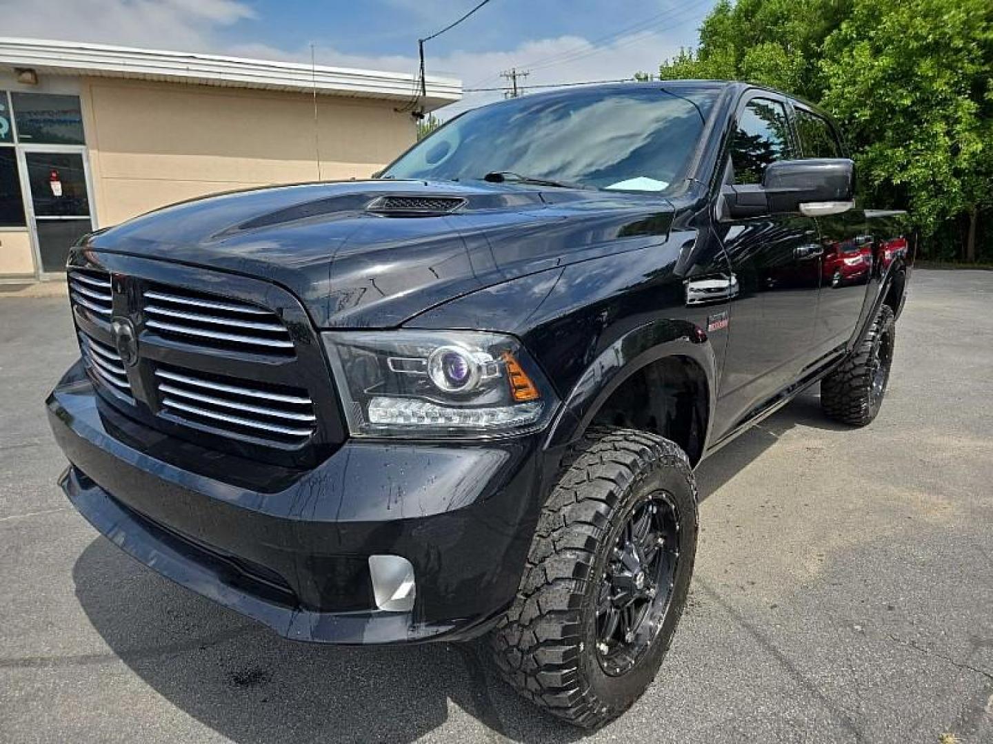 2013 BLACK /BLACK RAM 1500 Sport Crew Cab SWB 4WD (1C6RR7MT1DS) with an 5.7L V8 OHV 16V engine, 6-Speed Automatic transmission, located at 3304 Woodville Road, Northwood, OH, 43619, (419) 210-8019, 41.612694, -83.480743 - Photo#0