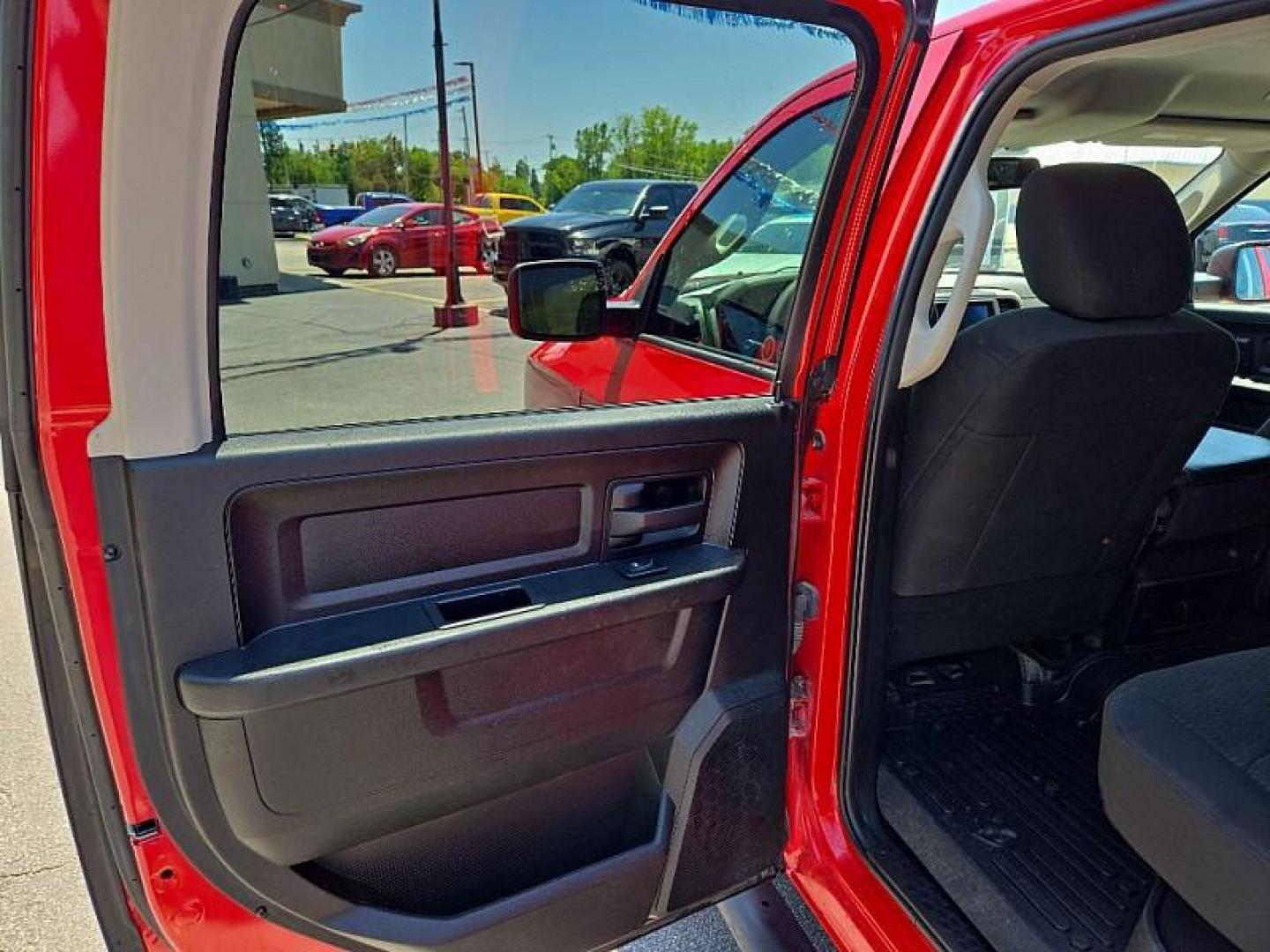 2019 RED /BLACK RAM 1500 Tradesman Crew Cab SWB 4WD (1C6RR7KT1KS) with an 5.7L V8 OHV 16V engine, 8A transmission, located at 3304 Woodville Road, Northwood, OH, 43619, (419) 210-8019, 41.612694, -83.480743 - We are #1 Auto Loan Dealer for Good Bad or No Credit we have hundreds of vehicles to choose from, stop on in or just fill out our online application to get approved for auto financing and see your credit score for free by visiting our website today. We have Low Payment Options and Terms Available - Photo#10