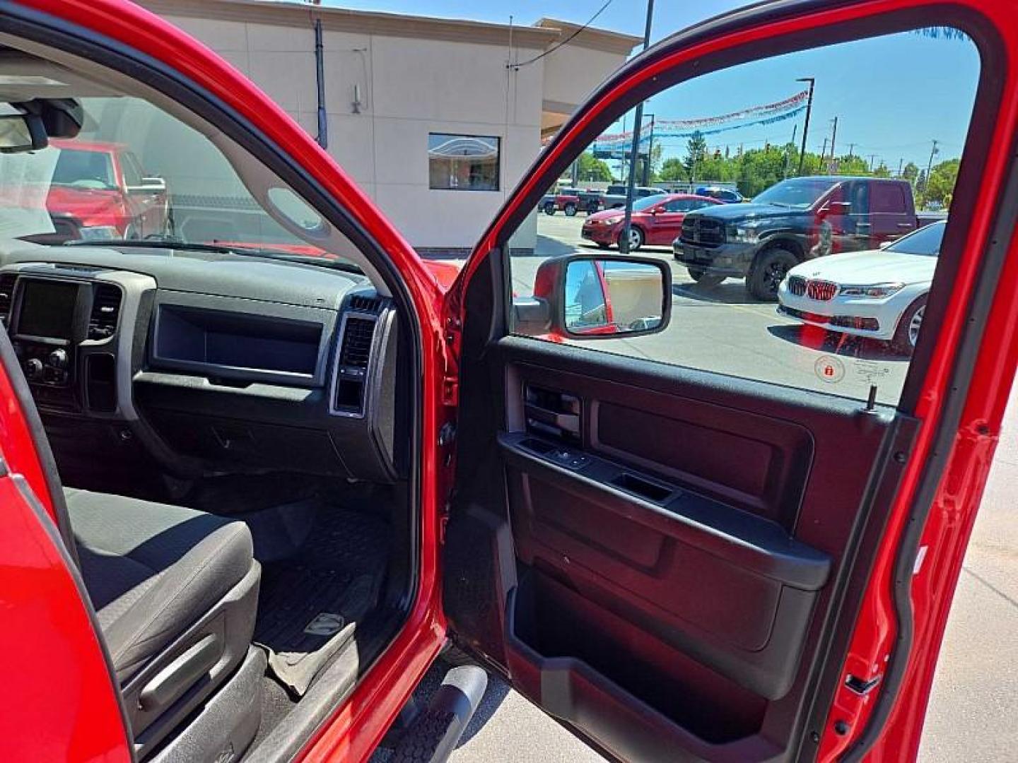 2019 RED /BLACK RAM 1500 Tradesman Crew Cab SWB 4WD (1C6RR7KT1KS) with an 5.7L V8 OHV 16V engine, 8A transmission, located at 3304 Woodville Road, Northwood, OH, 43619, (419) 210-8019, 41.612694, -83.480743 - We are #1 Auto Loan Dealer for Good Bad or No Credit we have hundreds of vehicles to choose from, stop on in or just fill out our online application to get approved for auto financing and see your credit score for free by visiting our website today. We have Low Payment Options and Terms Available - Photo#14