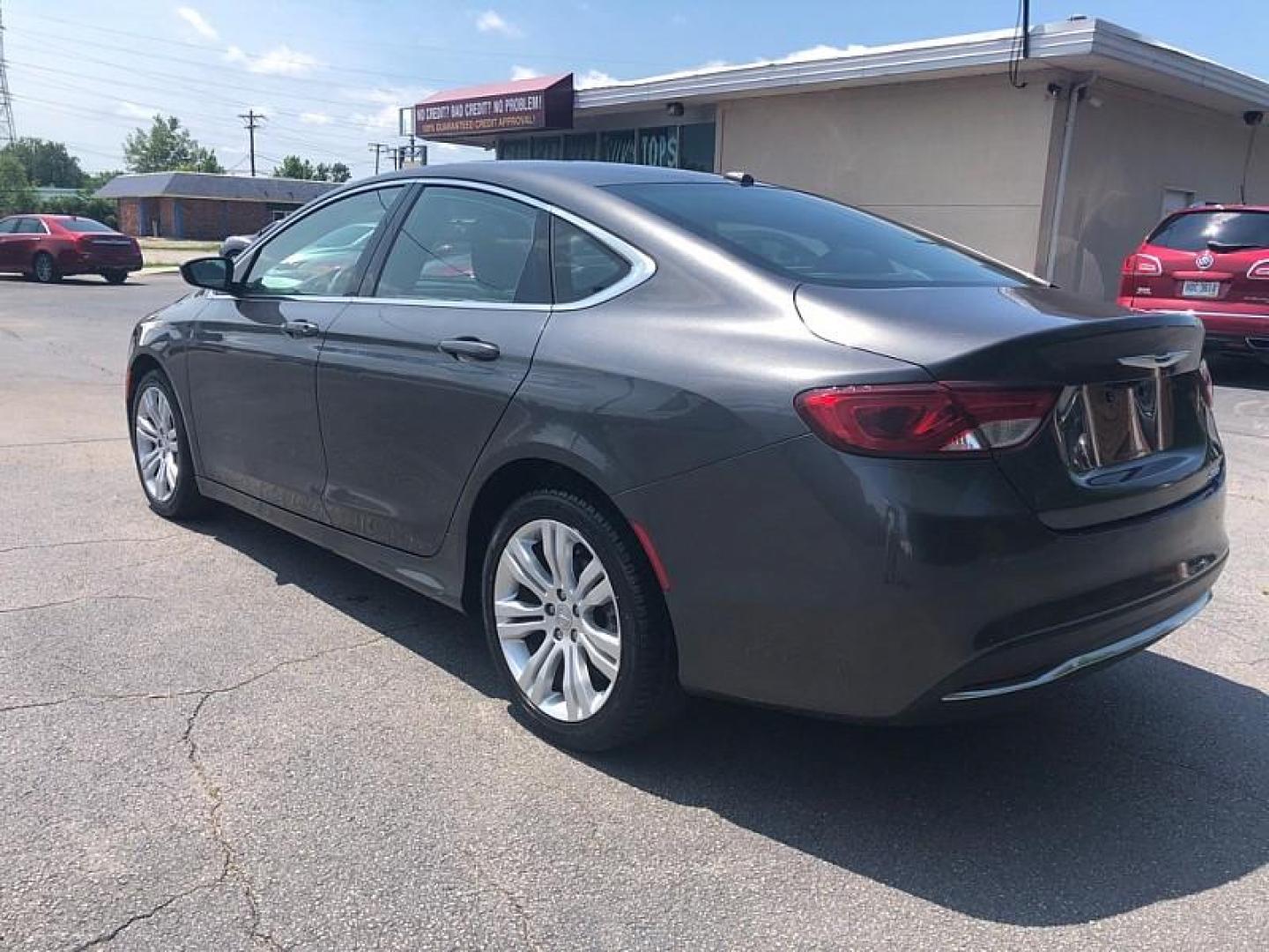 2015 GRAY /BLACK Chrysler 200 Limited (1C3CCCAB1FN) with an 2.4L L4 DOHC 16V engine, 9-Speed Automatic transmission, located at 3304 Woodville Road, Northwood, OH, 43619, (419) 210-8019, 41.612694, -83.480743 - We are #1 Auto Loan Dealer for Good Bad or No Credit we have hundreds of vehicles to choose from, stop on in or just fill out our online application to get approved for auto financing and see your credit score for free by visiting our website today. We have Low Payment Options and Terms Available - Photo#2