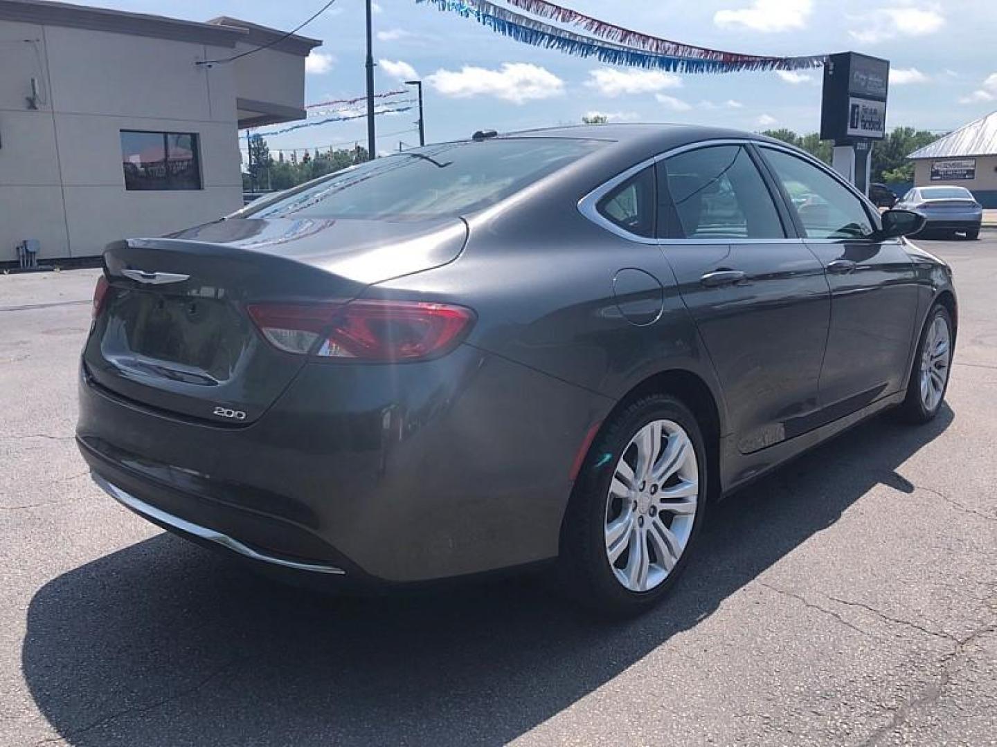 2015 GRAY /BLACK Chrysler 200 Limited (1C3CCCAB1FN) with an 2.4L L4 DOHC 16V engine, 9-Speed Automatic transmission, located at 3304 Woodville Road, Northwood, OH, 43619, (419) 210-8019, 41.612694, -83.480743 - We are #1 Auto Loan Dealer for Good Bad or No Credit we have hundreds of vehicles to choose from, stop on in or just fill out our online application to get approved for auto financing and see your credit score for free by visiting our website today. We have Low Payment Options and Terms Available - Photo#4