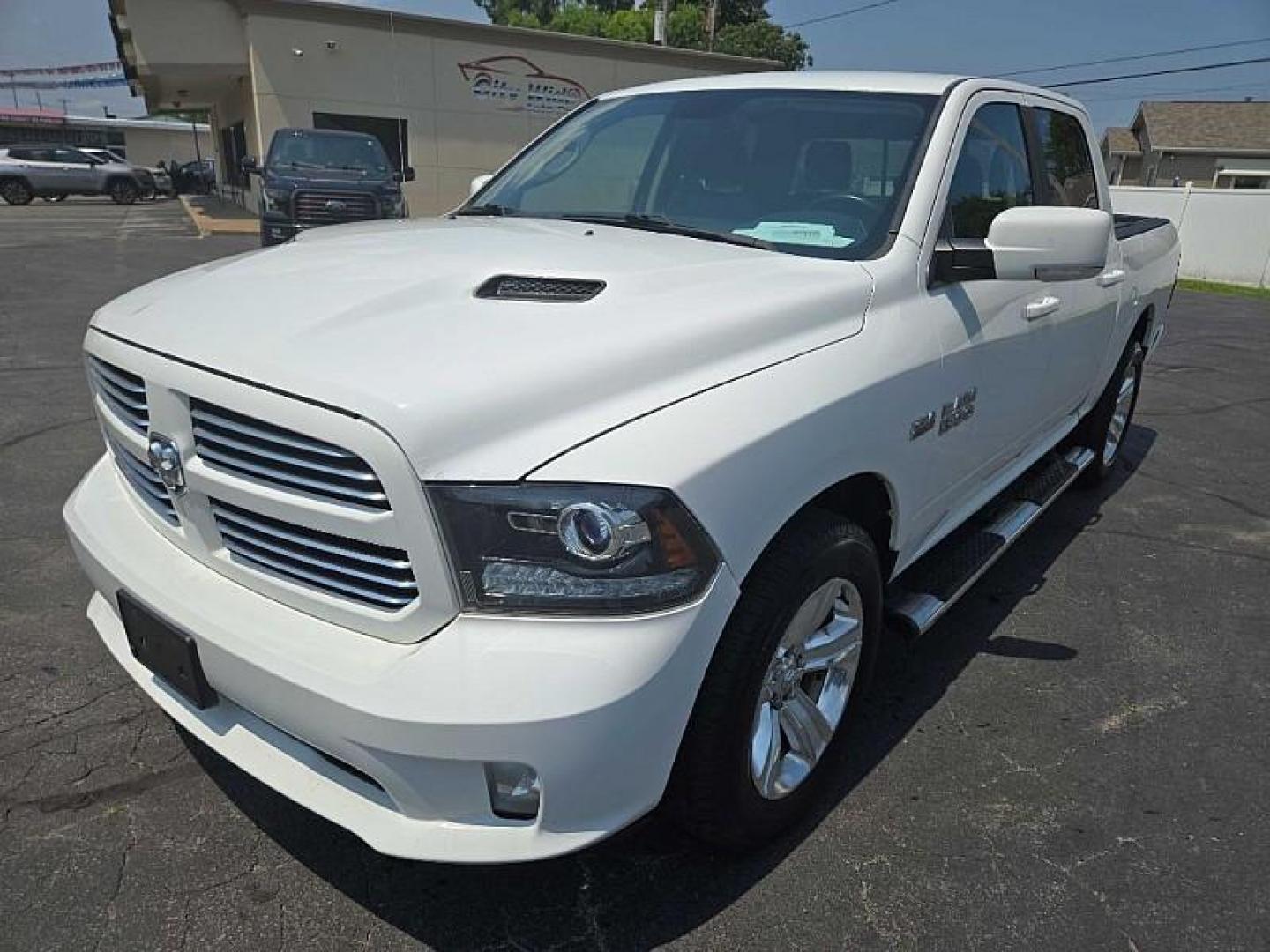 2016 WHITE /BLACK RAM 1500 Sport Crew Cab SWB 4WD (1C6RR7MT5GS) with an 5.7L V8 OHV 16V engine, 6A transmission, located at 3304 Woodville Road, Northwood, OH, 43619, (419) 210-8019, 41.612694, -83.480743 - We are #1 Auto Loan Dealer for Good Bad or No Credit we have hundreds of vehicles to choose from, stop on in or just fill out our online application to get approved for auto financing and see your credit score for free by visiting our website today. We have Low Payment Options and Terms Available - Photo#0