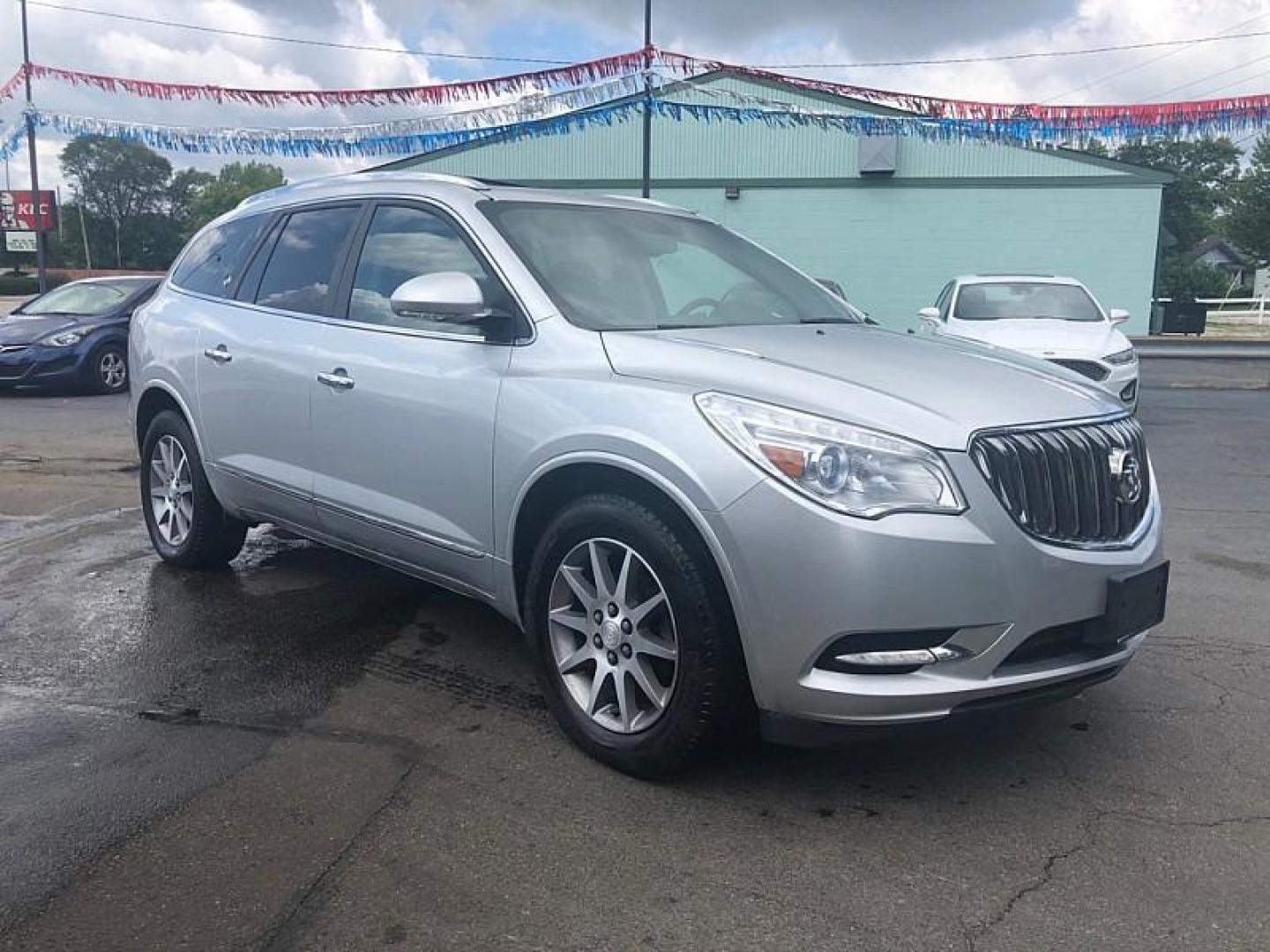 2015 SILVER /BLACK Buick Enclave Leather AWD (5GAKVBKD1FJ) with an 3.6L V6 DOHC 24V engine, 6-Speed Automatic Overdrive transmission, located at 3304 Woodville Road, Northwood, OH, 43619, (419) 210-8019, 41.612694, -83.480743 - We are #1 Auto Loan Dealer for Good Bad or No Credit we have hundreds of vehicles to choose from, stop on in or just fill out our online application to get approved for auto financing and see your credit score for free by visiting our website today. We have Low Payment Options and Terms Available - Photo#6