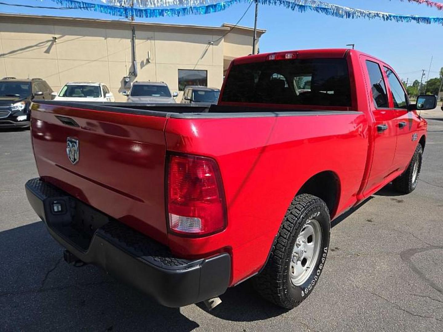 2018 RED /BLACK RAM 1500 Tradesman Quad Cab 4WD (1C6RR7FG0JS) with an 3.6L V6 DOHC 24V FFV engine, 8A transmission, located at 3304 Woodville Road, Northwood, OH, 43619, (419) 210-8019, 41.612694, -83.480743 - We are #1 Auto Loan Dealer for Good Bad or No Credit we have hundreds of vehicles to choose from, stop on in or just fill out our online application to get approved for auto financing and see your credit score for free by visiting our website today. We have Low Payment Options and Terms Available - Photo#4