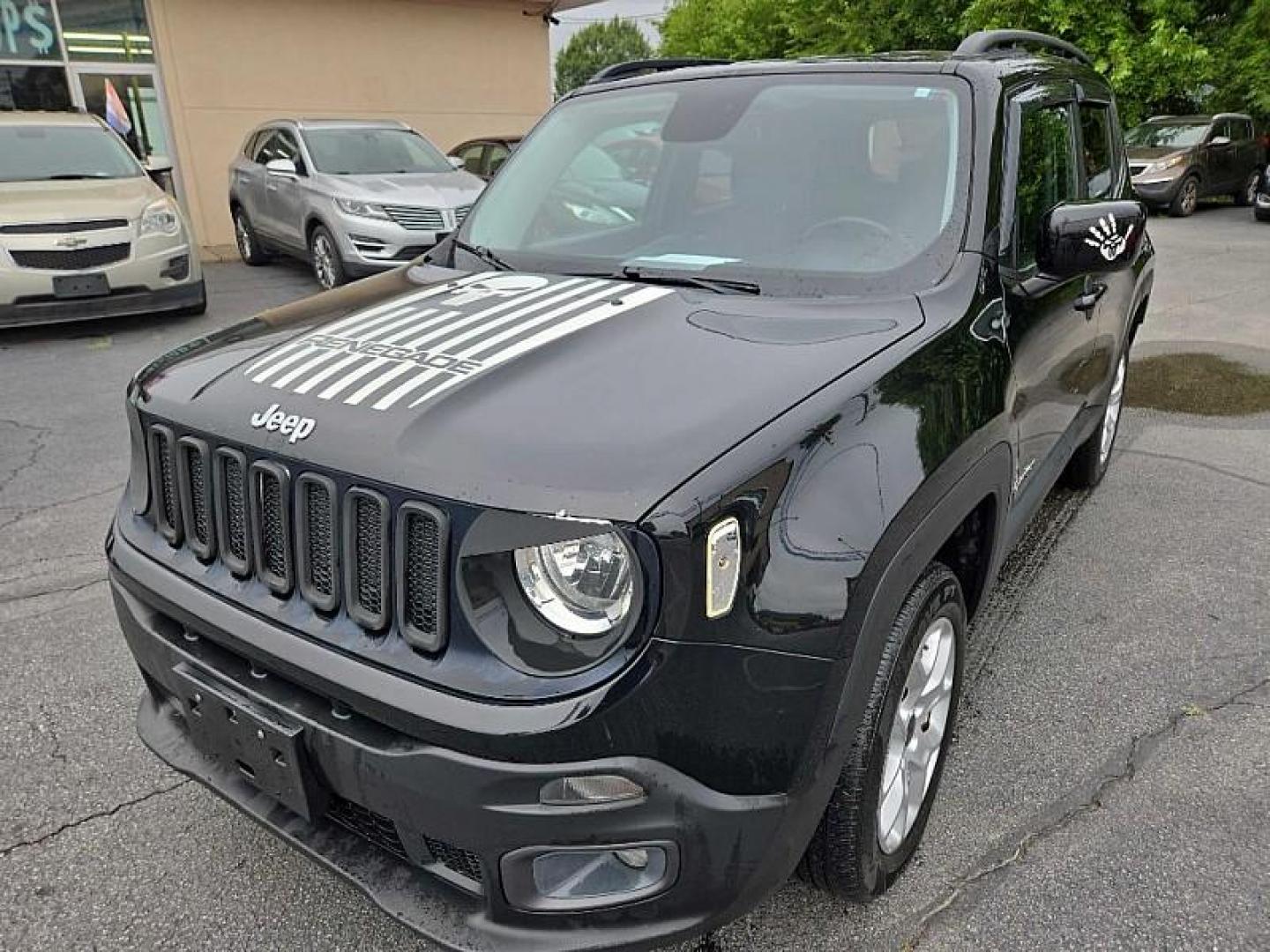 2017 BLACK /BLACK Jeep Renegade Latitude 4WD (ZACCJBBB5HP) with an 2.4L L4 DOHC 16V engine, 6M transmission, located at 3304 Woodville Road, Northwood, OH, 43619, (419) 210-8019, 41.612694, -83.480743 - We are #1 Auto Loan Dealer for Good Bad or No Credit we have hundreds of vehicles to choose from, stop on in or just fill out our online application to get approved for auto financing and see your credit score for free by visiting our website today. We have Low Payment Options and Terms Available - Photo#0