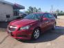 2014 RED /BLACK Chevrolet Cruze 1LT Auto (1G1PC5SB4E7) with an 1.4L L4 DOHC 16V TURBO engine, 6-Speed Automatic transmission, located at 3304 Woodville Road, Northwood, OH, 43619, (419) 210-8019, 41.612694, -83.480743 - We are #1 Auto Loan Dealer for Good Bad or No Credit we have hundreds of vehicles to choose from, stop on in or just fill out our online application to get approved for auto financing and see your credit score for free by visiting our website today. We have Low Payment Options and Terms Available - Photo#0