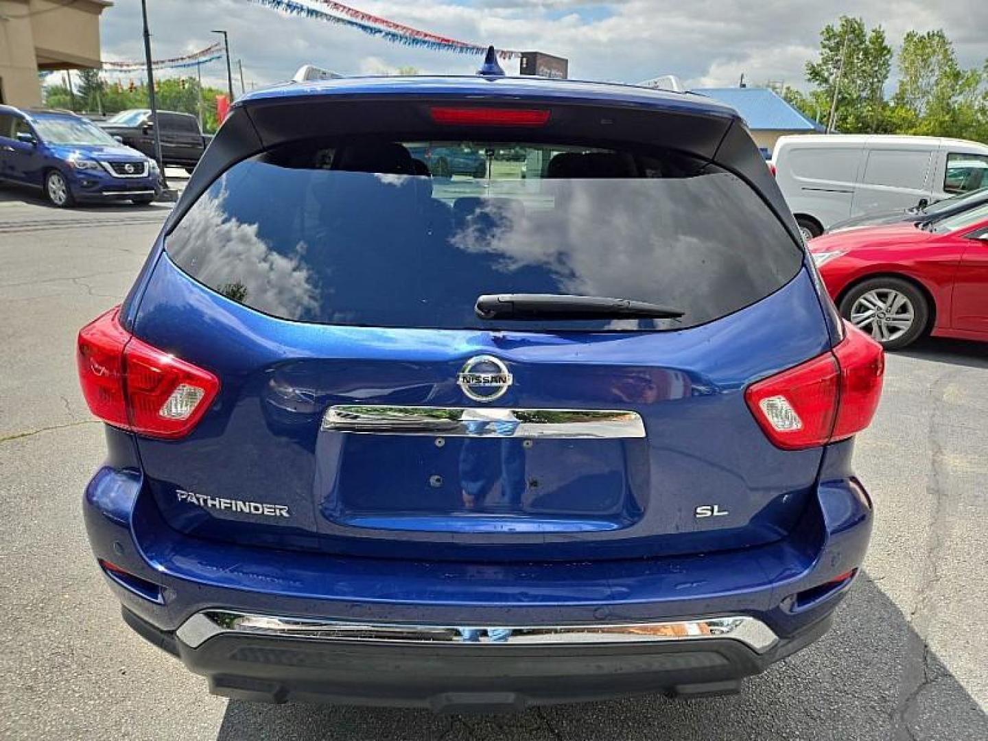 2020 BLUE /BLACK Nissan Pathfinder SL (5N1DR2CN5LC) with an 3.5L V6 DOHC 24V engine, CVT transmission, located at 3304 Woodville Road, Northwood, OH, 43619, (419) 210-8019, 41.612694, -83.480743 - We are #1 Auto Loan Dealer for Good Bad or No Credit we have hundreds of vehicles to choose from, stop on in or just fill out our online application to get approved for auto financing and see your credit score for free by visiting our website today. We have Low Payment Options and Terms Available - Photo#3