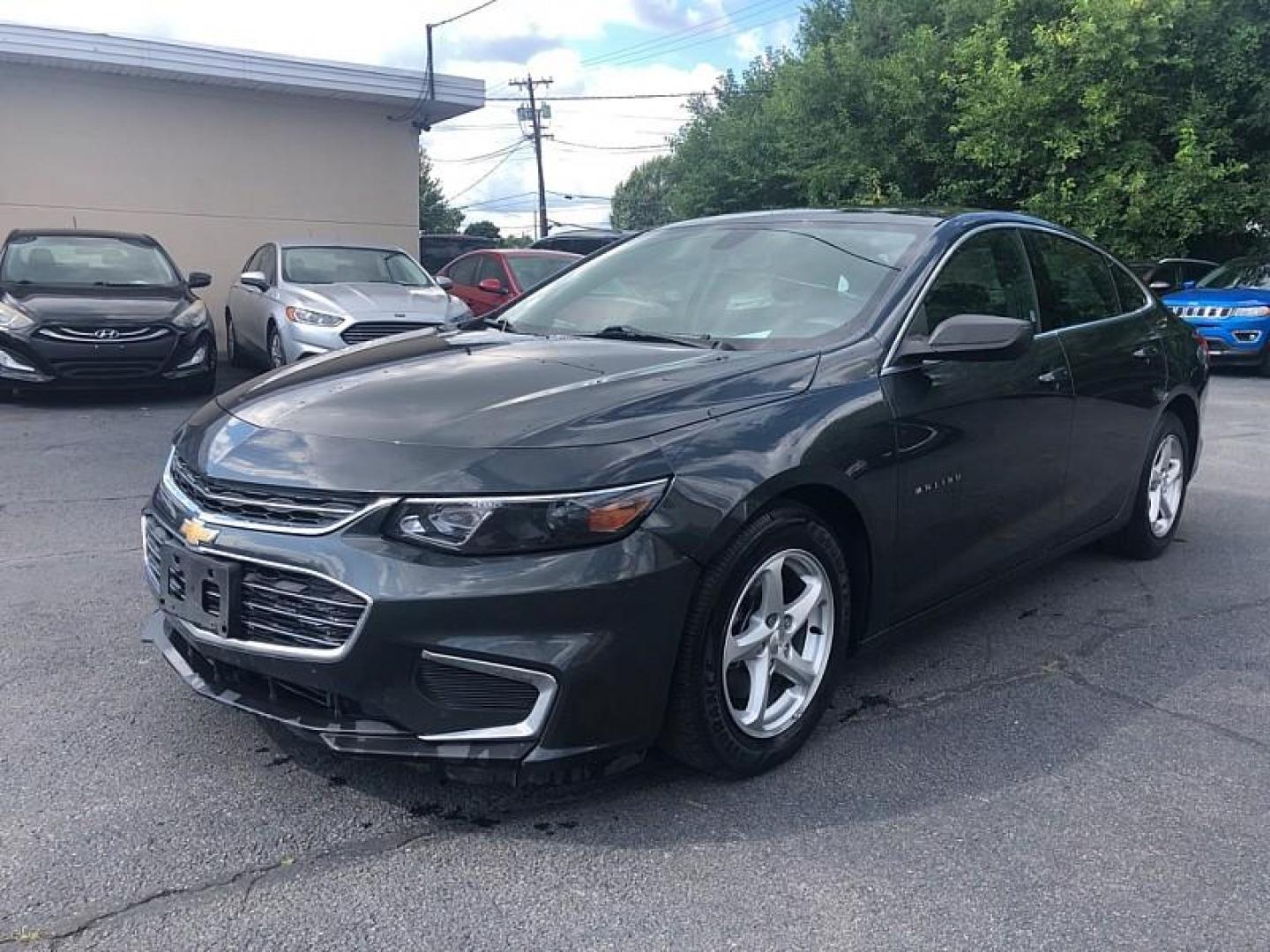 2018 GRAY /BLACK Chevrolet Malibu LS (1G1ZB5ST9JF) with an 1.5L L4 DOHC 16V engine, 6A transmission, located at 3304 Woodville Road, Northwood, OH, 43619, (419) 210-8019, 41.612694, -83.480743 - We are #1 Auto Loan Dealer for Good Bad or No Credit we have hundreds of vehicles to choose from, stop on in or just fill out our online application to get approved for auto financing and see your credit score for free by visiting our website today. We have Low Payment Options and Terms Available - Photo#0