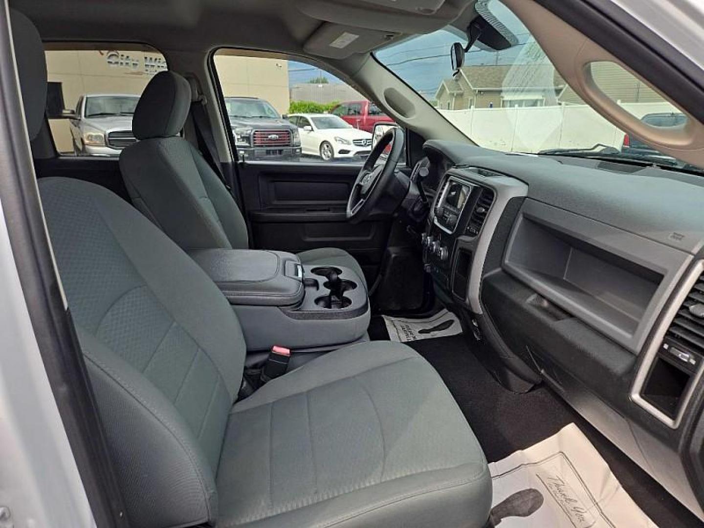 2015 WHITE /GREY RAM 1500 Tradesman Quad Cab 4WD (1C6RR7FT3FS) with an 5.7L V8 OHV 16V engine, 6-Speed Automatic transmission, located at 3304 Woodville Road, Northwood, OH, 43619, (419) 210-8019, 41.612694, -83.480743 - We are #1 Auto Loan Dealer for Good Bad or No Credit we have hundreds of vehicles to choose from, stop on in or just fill out our online application to get approved for auto financing and see your credit score for free by visiting our website today. We have Low Payment Options and Terms Available - Photo#15