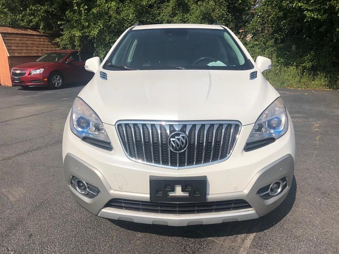 2016 WHITE /BLACK Buick Encore Premium AWD (KL4CJHSB7GB) with an 1.4L L4 DOHC 16V TURBO engine, 6A transmission, located at 3304 Woodville Road, Northwood, OH, 43619, (419) 210-8019, 41.612694, -83.480743 - We are #1 Auto Loan Dealer for Good Bad or No Credit we have hundreds of vehicles to choose from, stop on in or just fill out our online application to get approved for auto financing and see your credit score for free by visiting our website today. We have Low Payment Options and Terms Available - Photo#7