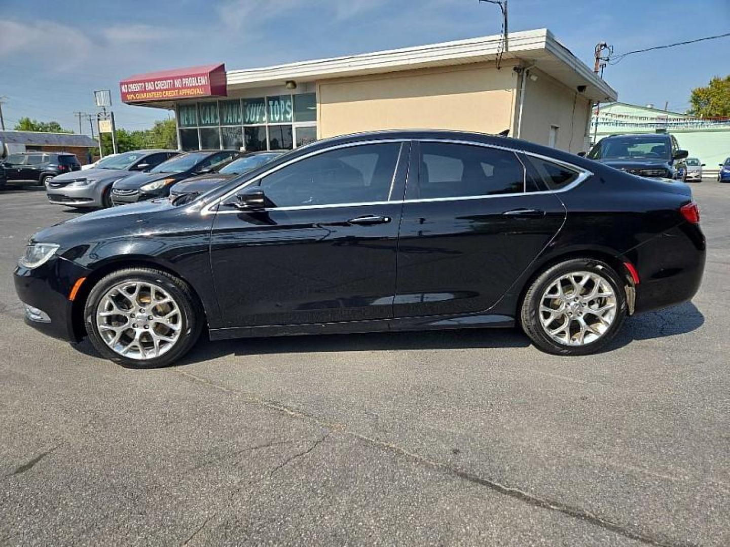 2015 BLACK /BLACK Chrysler 200 C AWD (1C3CCCEG9FN) with an 3.6L V6 DOHC 24V FFV engine, 9-Speed Automatic transmission, located at 3304 Woodville Road, Northwood, OH, 43619, (419) 210-8019, 41.612694, -83.480743 - We are #1 Auto Loan Dealer for Good Bad or No Credit we have hundreds of vehicles to choose from, stop on in or just fill out our online application to get approved for auto financing and see your credit score for free by visiting our website today. We have Low Payment Options and Terms Available - Photo#3