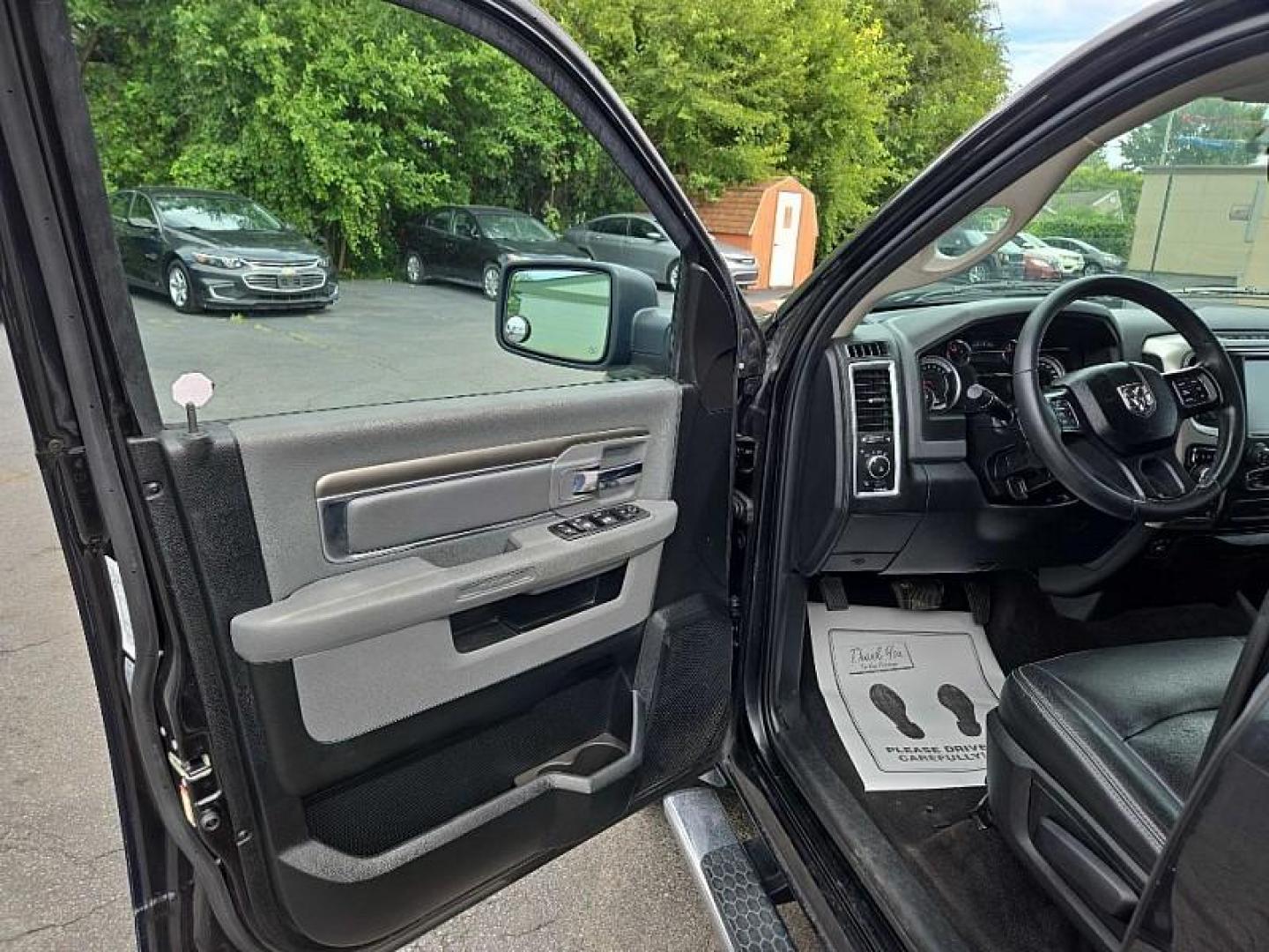 2017 GRAY /BLACK RAM 1500 SLT Crew Cab SWB 4WD (1C6RR7LT9HS) with an 5.7L V8 OHV 16V engine, 8A transmission, located at 3304 Woodville Road, Northwood, OH, 43619, (419) 210-8019, 41.612694, -83.480743 - We are #1 Auto Loan Dealer for Good Bad or No Credit we have hundreds of vehicles to choose from, stop on in or just fill out our online application to get approved for auto financing and see your credit score for free by visiting our website today. We have Low Payment Options and Terms Available - Photo#8