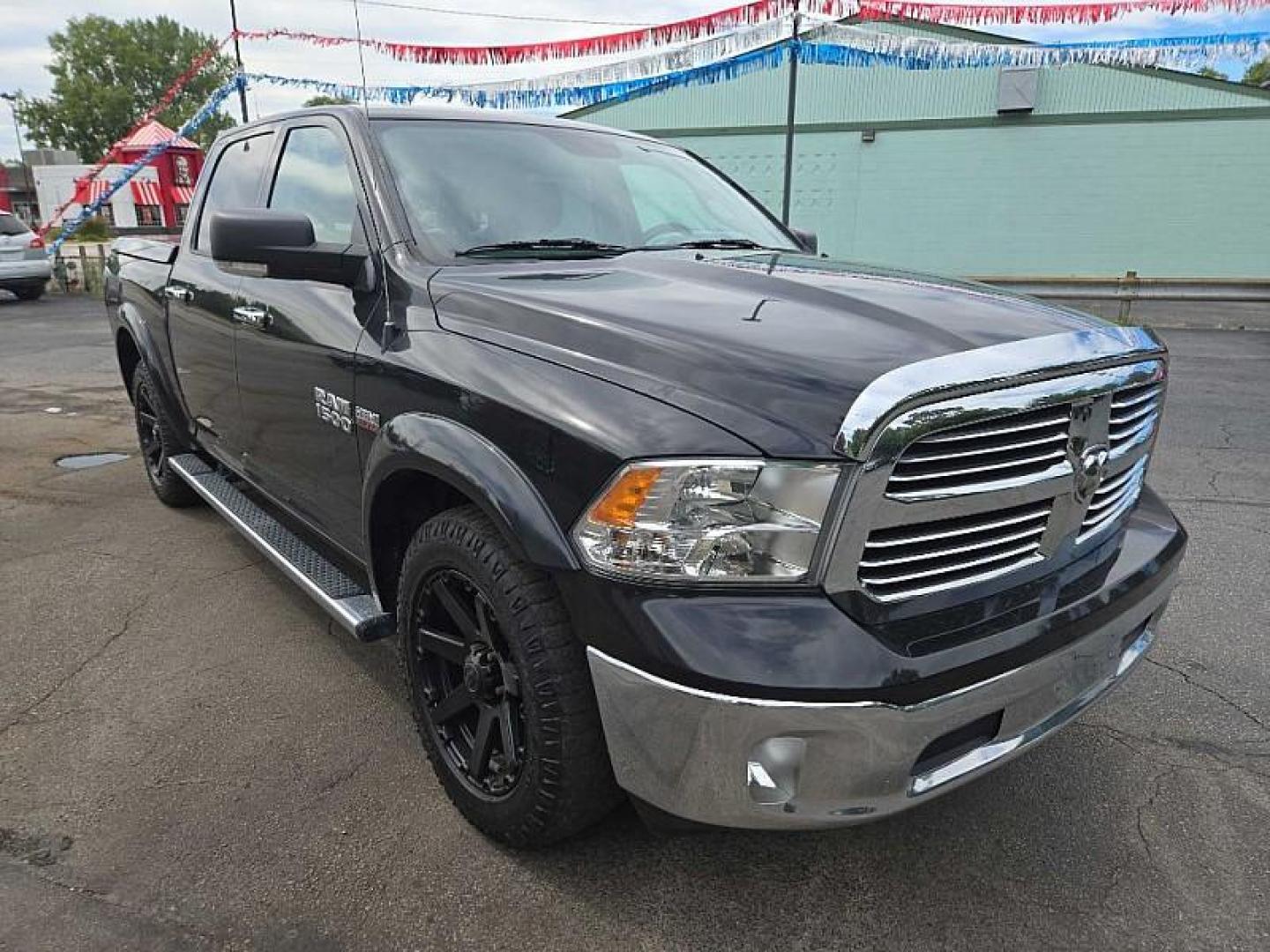 2017 GRAY /BLACK RAM 1500 SLT Crew Cab SWB 4WD (1C6RR7LT9HS) with an 5.7L V8 OHV 16V engine, 8A transmission, located at 3304 Woodville Road, Northwood, OH, 43619, (419) 210-8019, 41.612694, -83.480743 - We are #1 Auto Loan Dealer for Good Bad or No Credit we have hundreds of vehicles to choose from, stop on in or just fill out our online application to get approved for auto financing and see your credit score for free by visiting our website today. We have Low Payment Options and Terms Available - Photo#6