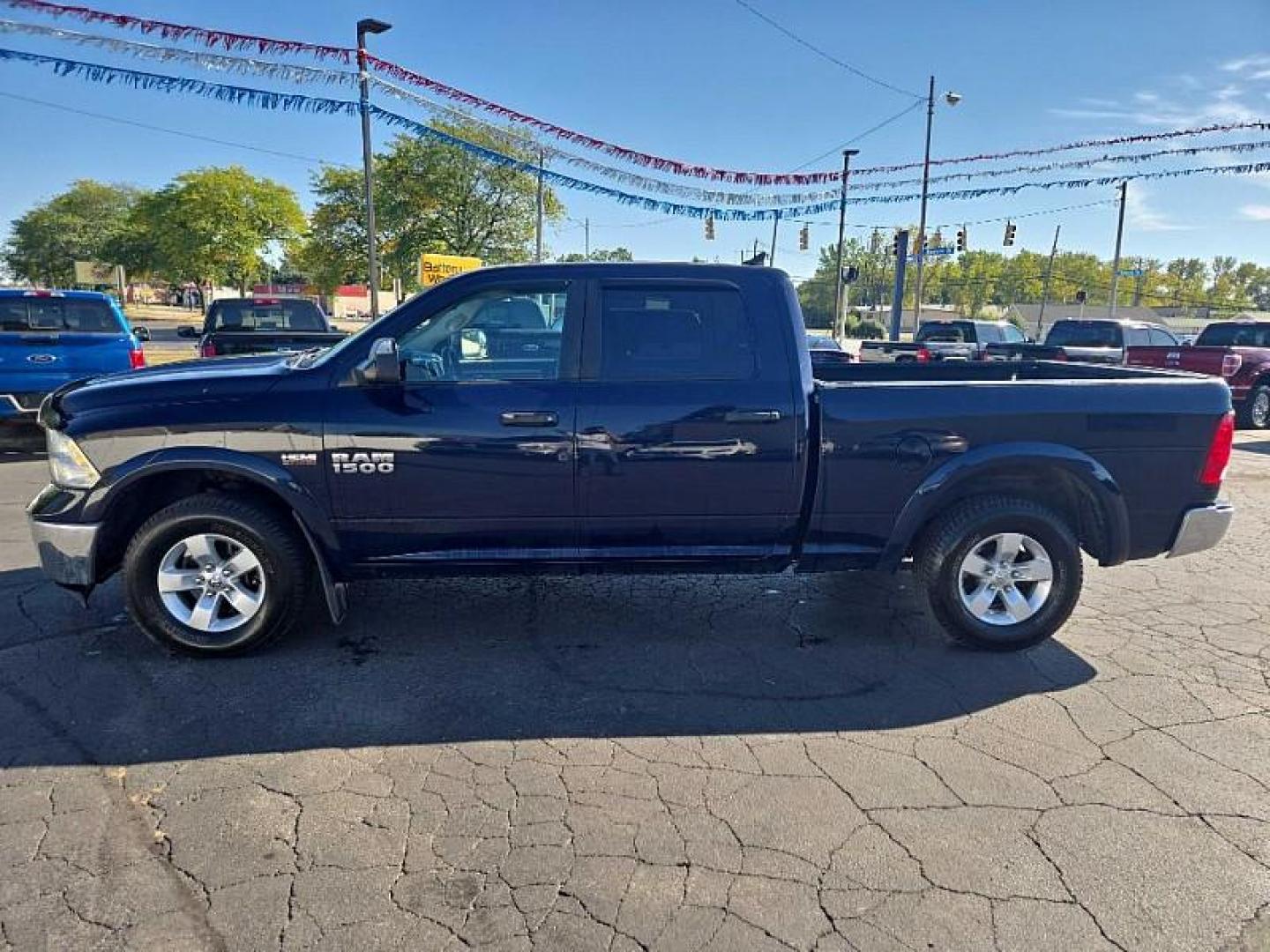 2018 BLUE /GREY RAM 1500 SLT Crew Cab LWB 4WD (1C6RR7TT1JS) with an 5.7L V8 OHV 16V engine, 8A transmission, located at 3304 Woodville Road, Northwood, OH, 43619, (419) 210-8019, 41.612694, -83.480743 - Your #1 Destination for Auto Loans and mdash;No Matter Your Credit!At our dealership, we cater to everyone and mdash;whether you have good, bad, or no credit. With hundreds of vehicles to choose from, you can easily find the perfect car, truck, or SUV that fits your needs.Get Approved Today!Visit ou - Photo#1