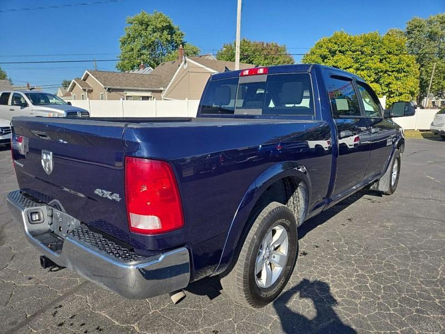 2018 BLUE /GREY RAM 1500 SLT Crew Cab LWB 4WD (1C6RR7TT1JS) with an 5.7L V8 OHV 16V engine, 8A transmission, located at 3304 Woodville Road, Northwood, OH, 43619, (419) 210-8019, 41.612694, -83.480743 - We are #1 Auto Loan Dealer for Good Bad or No Credit we have hundreds of vehicles to choose from, stop on in or just fill out our online application to get approved for auto financing and see your credit score for free by visiting our website today. We have Low Payment Options and Terms Available - Photo#3