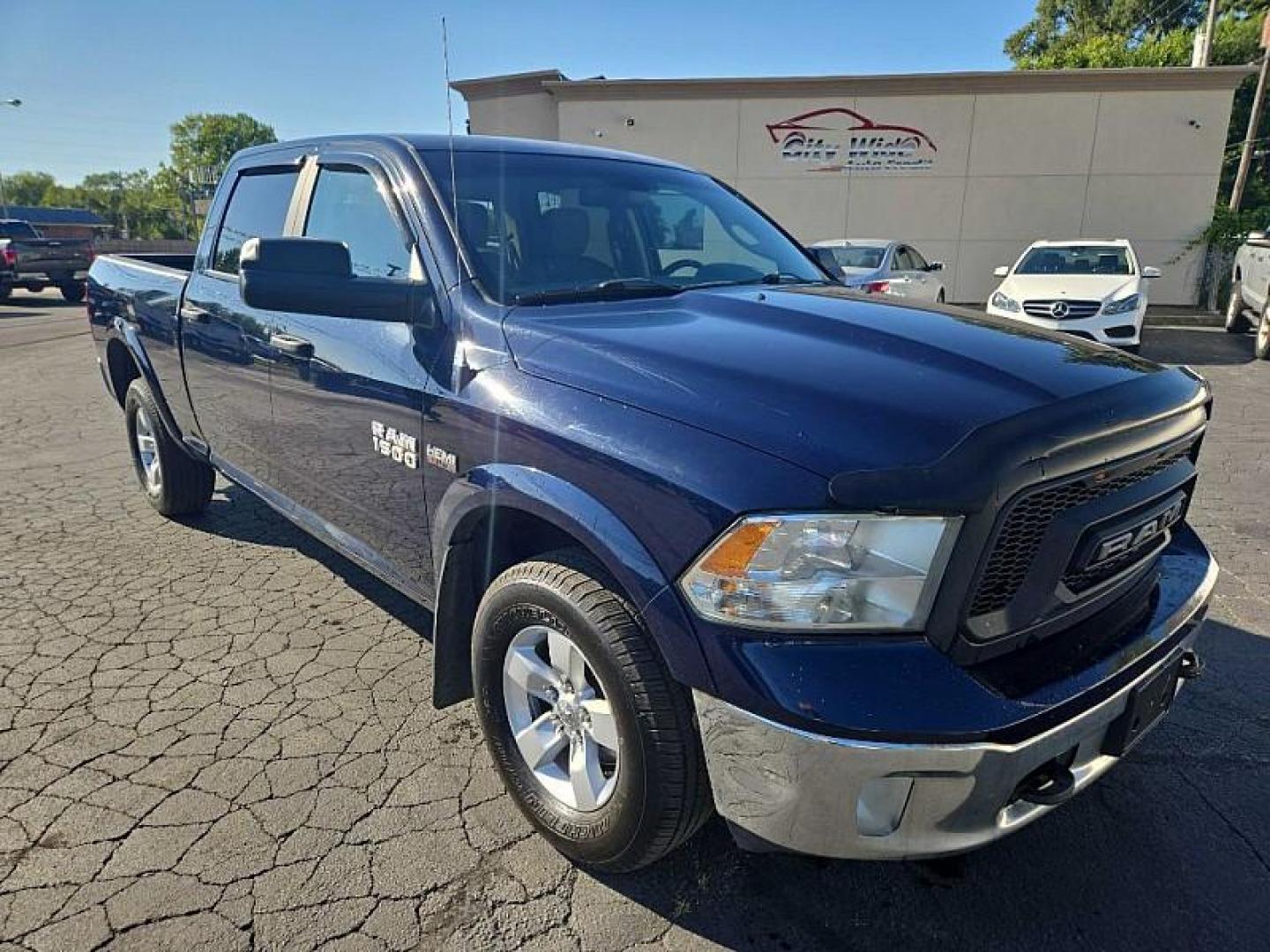 2018 BLUE /GREY RAM 1500 SLT Crew Cab LWB 4WD (1C6RR7TT1JS) with an 5.7L V8 OHV 16V engine, 8A transmission, located at 3304 Woodville Road, Northwood, OH, 43619, (419) 210-8019, 41.612694, -83.480743 - We are #1 Auto Loan Dealer for Good Bad or No Credit we have hundreds of vehicles to choose from, stop on in or just fill out our online application to get approved for auto financing and see your credit score for free by visiting our website today. We have Low Payment Options and Terms Available - Photo#5