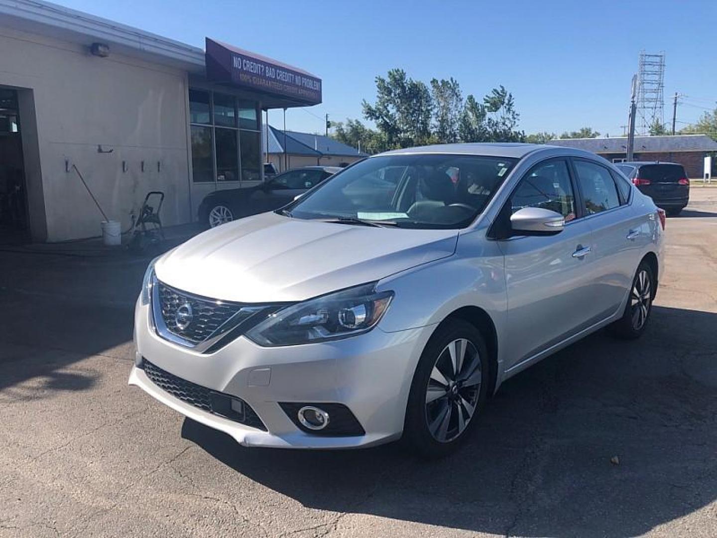 2019 SILVER /BLACK Nissan Sentra S CVT (3N1AB7AP3KY) with an 1.8L L4 SFI DOHC 16V engine, CVT transmission, located at 3304 Woodville Road, Northwood, OH, 43619, (419) 210-8019, 41.612694, -83.480743 - Photo#0