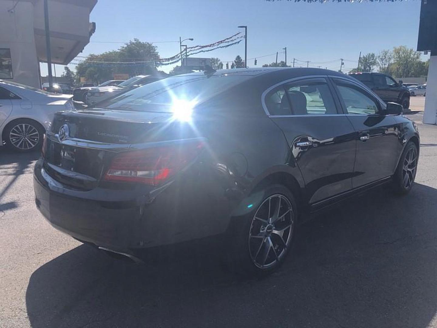 2014 BLACK /BLACK Buick LaCrosse Premium Package 1, w/Leather AWD (1G4GE5G39EF) with an 3.6L V6 DOHC 24V FFV engine, 6-Speed Automatic transmission, located at 3304 Woodville Road, Northwood, OH, 43619, (419) 210-8019, 41.612694, -83.480743 - We are #1 Auto Loan Dealer for Good Bad or No Credit we have hundreds of vehicles to choose from, stop on in or just fill out our online application to get approved for auto financing and see your credit score for free by visiting our website today. We have Low Payment Options and Terms Available - Photo#4