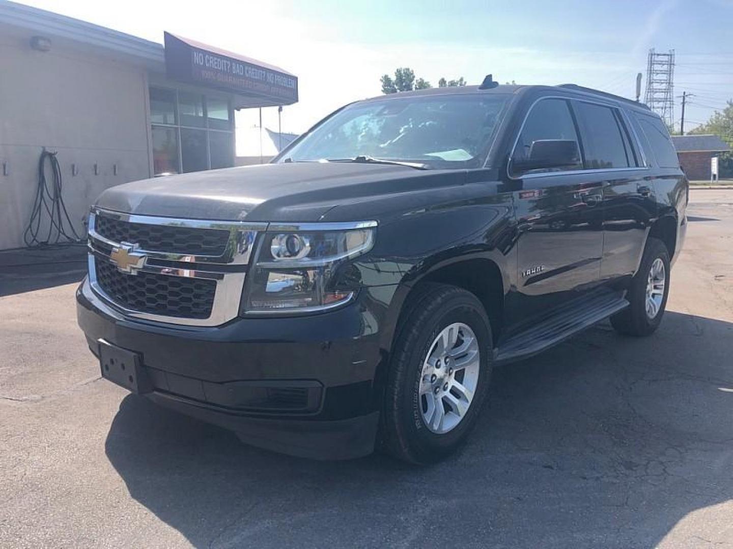 2015 BLACK /BLACK Chevrolet Tahoe LT 2WD (1GNSCBKC0FR) with an 5.3L V8 OHV 16V engine, 6-Speed Automatic transmission, located at 3304 Woodville Road, Northwood, OH, 43619, (419) 210-8019, 41.612694, -83.480743 - We are #1 Auto Loan Dealer for Good Bad or No Credit we have hundreds of vehicles to choose from, stop on in or just fill out our online application to get approved for auto financing and see your credit score for free by visiting our website today. We have Low Payment Options and Terms Available - Photo#0