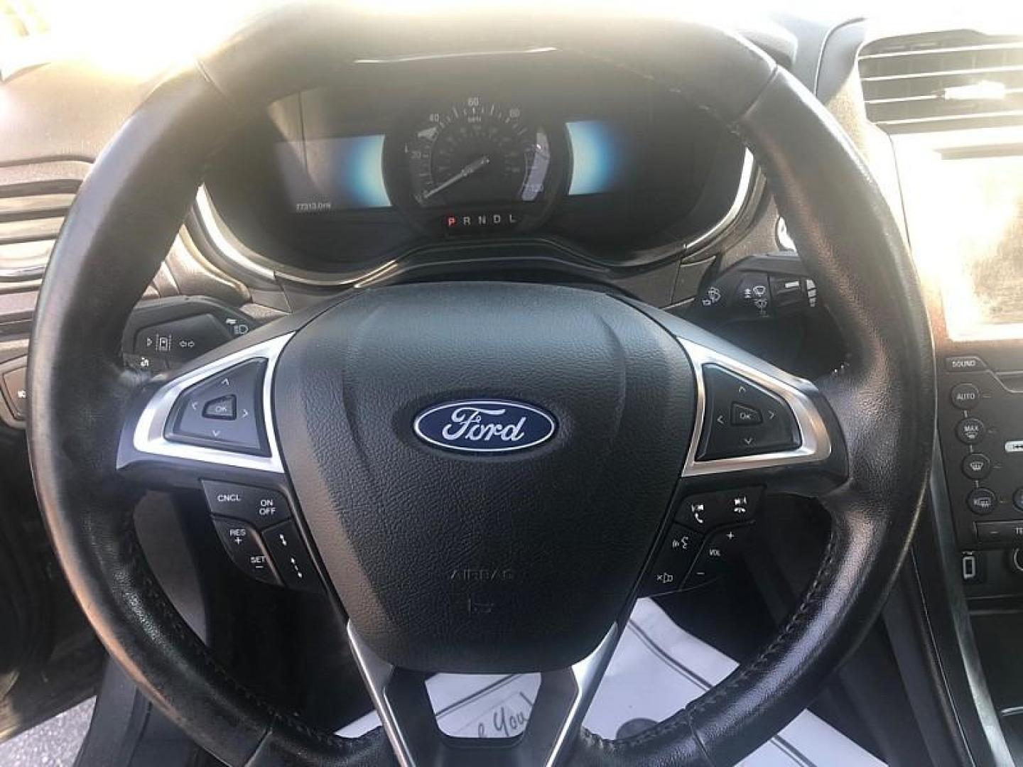 2019 GRAY /BLACK Ford Fusion Hybrid Titanium (3FA6P0RU2KR) with an 2.0L L4 DOHC 16V HYBRID engine, CVT transmission, located at 3304 Woodville Road, Northwood, OH, 43619, (419) 210-8019, 41.612694, -83.480743 - We are #1 Auto Loan Dealer for Good Bad or No Credit we have hundreds of vehicles to choose from, stop on in or just fill out our online application to get approved for auto financing and see your credit score for free by visiting our website today. We have Low Payment Options and Terms Available - Photo#18