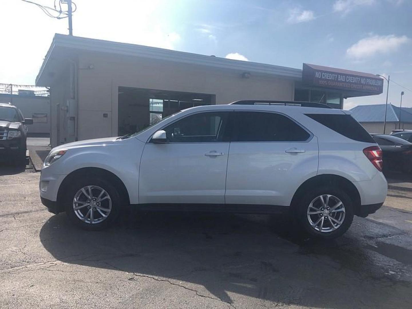 2016 WHITE /BLACK Chevrolet Equinox LT AWD (2GNFLFEK8G6) with an 2.4L L4 DOHC 16V FFV engine, 6A transmission, located at 3304 Woodville Road, Northwood, OH, 43619, (419) 210-8019, 41.612694, -83.480743 - We are #1 Auto Loan Dealer for Good Bad or No Credit we have hundreds of vehicles to choose from, stop on in or just fill out our online application to get approved for auto financing and see your credit score for free by visiting our website today. We have Low Payment Options and Terms Available - Photo#1