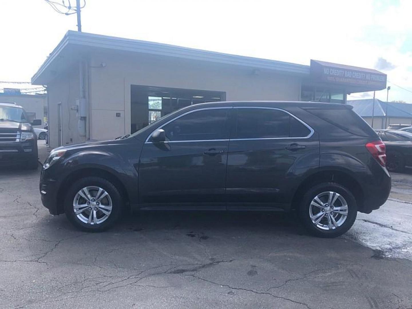 2016 GRAY /BLACK Chevrolet Equinox LS AWD (2GNFLEEK2G6) with an 2.4L L4 DOHC 16V FFV engine, 6A transmission, located at 3304 Woodville Road, Northwood, OH, 43619, (419) 210-8019, 41.612694, -83.480743 - We are #1 Auto Loan Dealer for Good Bad or No Credit we have hundreds of vehicles to choose from, stop on in or just fill out our online application to get approved for auto financing and see your credit score for free by visiting our website today. We have Low Payment Options and Terms Available - Photo#1