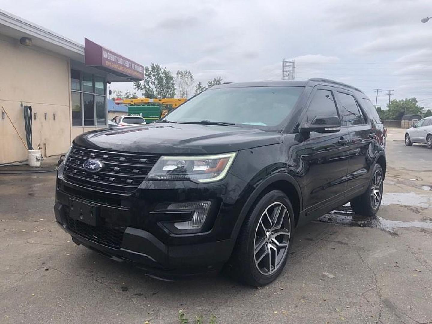 2016 BLACK /BLACK Ford Explorer Sport 4WD (1FM5K8GT3GG) with an 3.5L V6 DOHC 24V engine, 6-Speed Automatic transmission, located at 3304 Woodville Road, Northwood, OH, 43619, (419) 210-8019, 41.612694, -83.480743 - We are #1 Auto Loan Dealer for Good Bad or No Credit we have hundreds of vehicles to choose from, stop on in or just fill out our online application to get approved for auto financing and see your credit score for free by visiting our website today. We have Low Payment Options and Terms Available - Photo#0