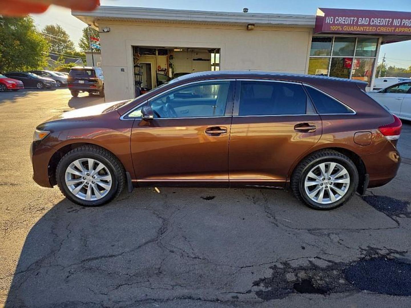 2014 BROWN /TAN Toyota Venza LE I4 FWD (4T3ZA3BB0EU) with an 2.7L L4 DOHC 16V engine, 6-Speed Automatic transmission, located at 3304 Woodville Road, Northwood, OH, 43619, (419) 210-8019, 41.612694, -83.480743 - We are #1 Auto Loan Dealer for Good Bad or No Credit we have hundreds of vehicles to choose from, stop on in or just fill out our online application to get approved for auto financing and see your credit score for free by visiting our website today. We have Low Payment Options and Terms Available - Photo#1