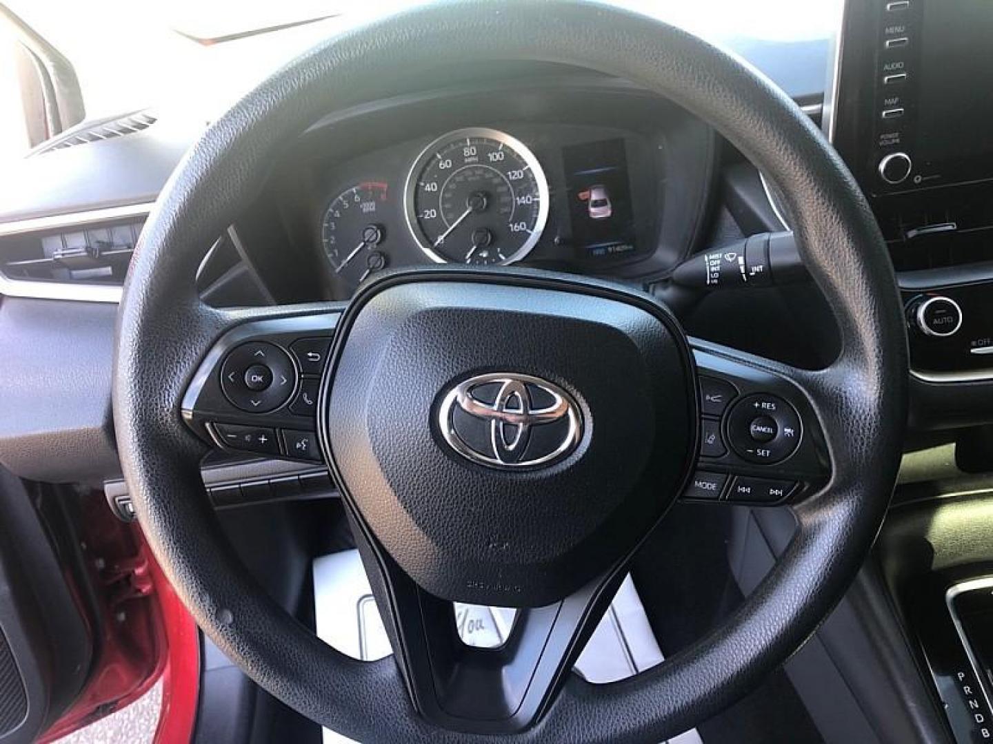 2021 RED /BLACK Toyota Corolla LE (5YFEPMAEXMP) with an 1.8L L4 DOHC 16V engine, CVT transmission, located at 3304 Woodville Road, Northwood, OH, 43619, (419) 210-8019, 41.612694, -83.480743 - We are #1 Auto Loan Dealer for Good Bad or No Credit we have hundreds of vehicles to choose from, stop on in or just fill out our online application to get approved for auto financing and see your credit score for free by visiting our website today. We have Low Payment Options and Terms Available - Photo#19