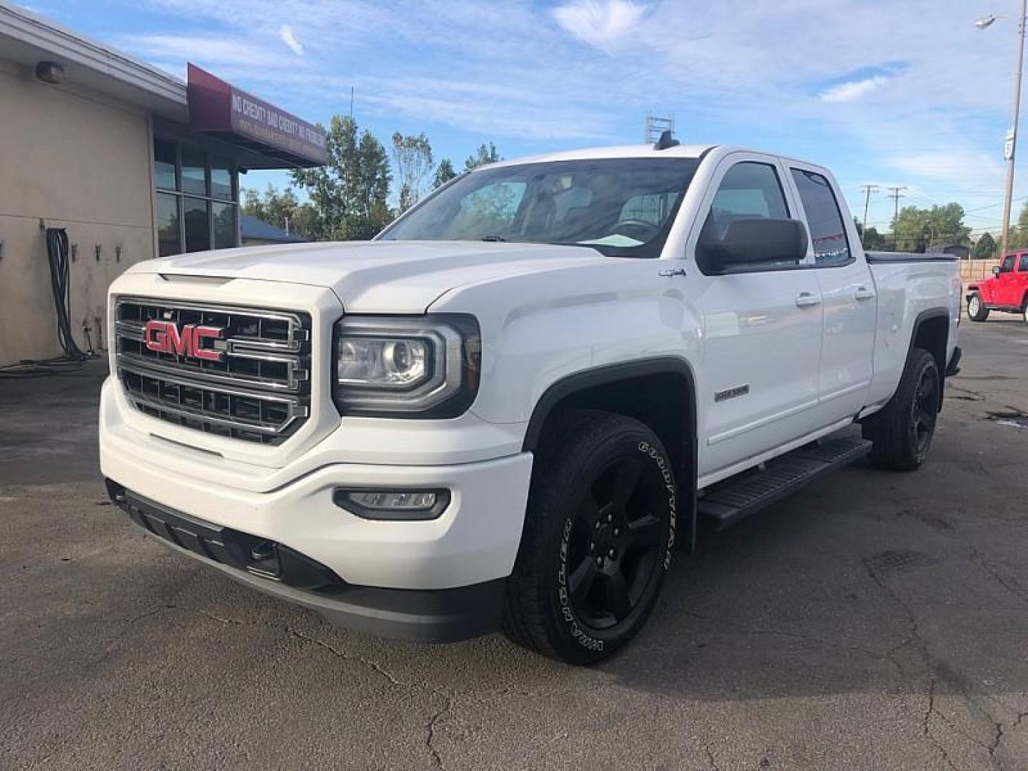 2017 WHITE /GREY GMC Sierra 1500 Base Double Cab 4WD (1GTV2LEC0HZ) with an 5.3L V8 OHV 16V engine, 6A transmission, located at 3304 Woodville Road, Northwood, OH, 43619, (419) 210-8019, 41.612694, -83.480743 - We are #1 Auto Loan Dealer for Good Bad or No Credit we have hundreds of vehicles to choose from, stop on in or just fill out our online application to get approved for auto financing and see your credit score for free by visiting our website today. We have Low Payment Options and Terms Available - Photo#0