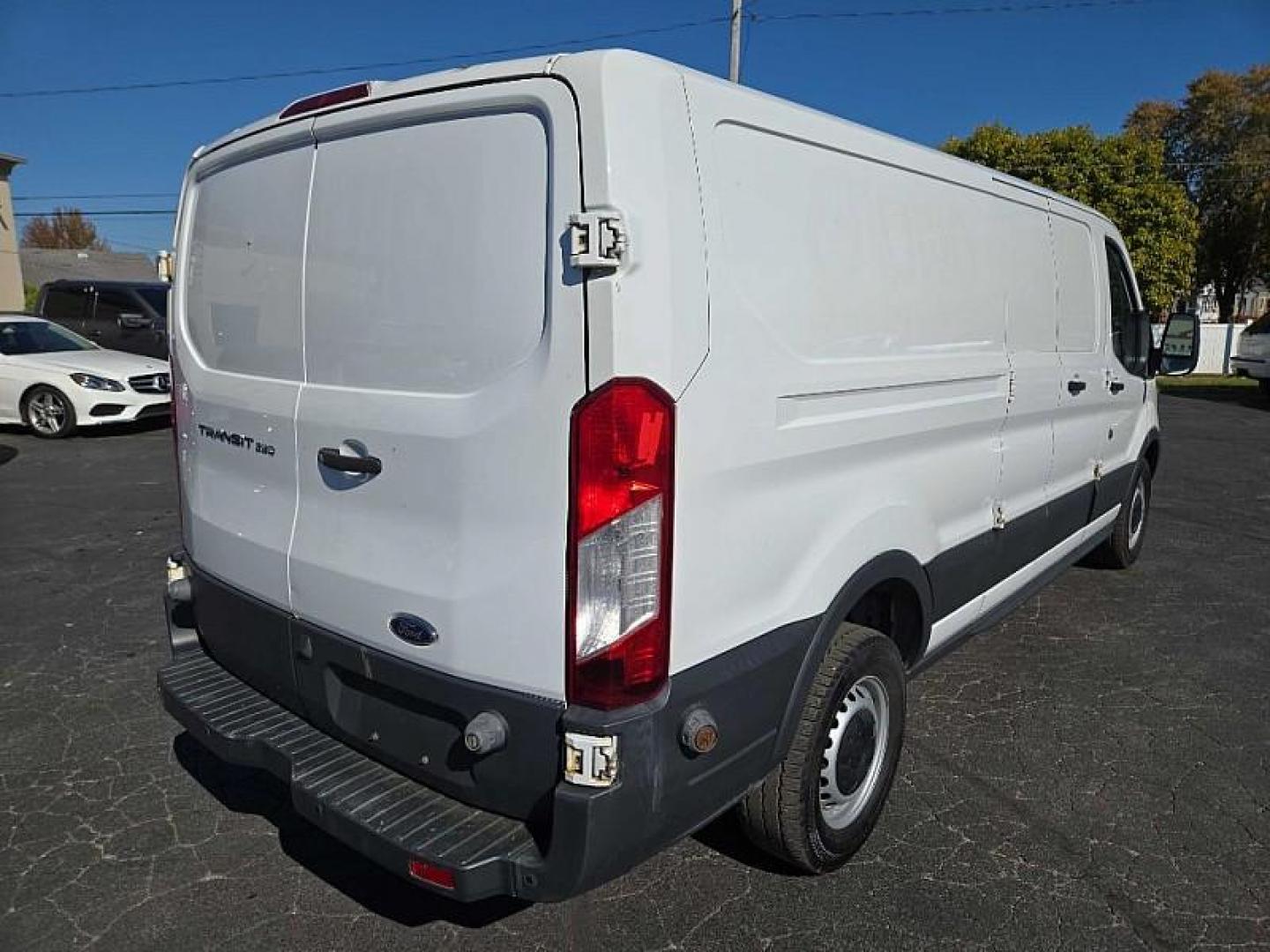 2018 WHITE /GREY Ford Transit 250 Van Low Roof 60/40 Pass. 148-in. WB (1FTYR2ZM7JK) with an 3.7L V6 DOHC 24V engine, 6A transmission, located at 3304 Woodville Road, Northwood, OH, 43619, (419) 210-8019, 41.612694, -83.480743 - We are #1 Auto Loan Dealer for Good Bad or No Credit we have hundreds of vehicles to choose from, stop on in or just fill out our online application to get approved for auto financing and see your credit score for free by visiting our website today. We have Low Payment Options and Terms Available - Photo#4