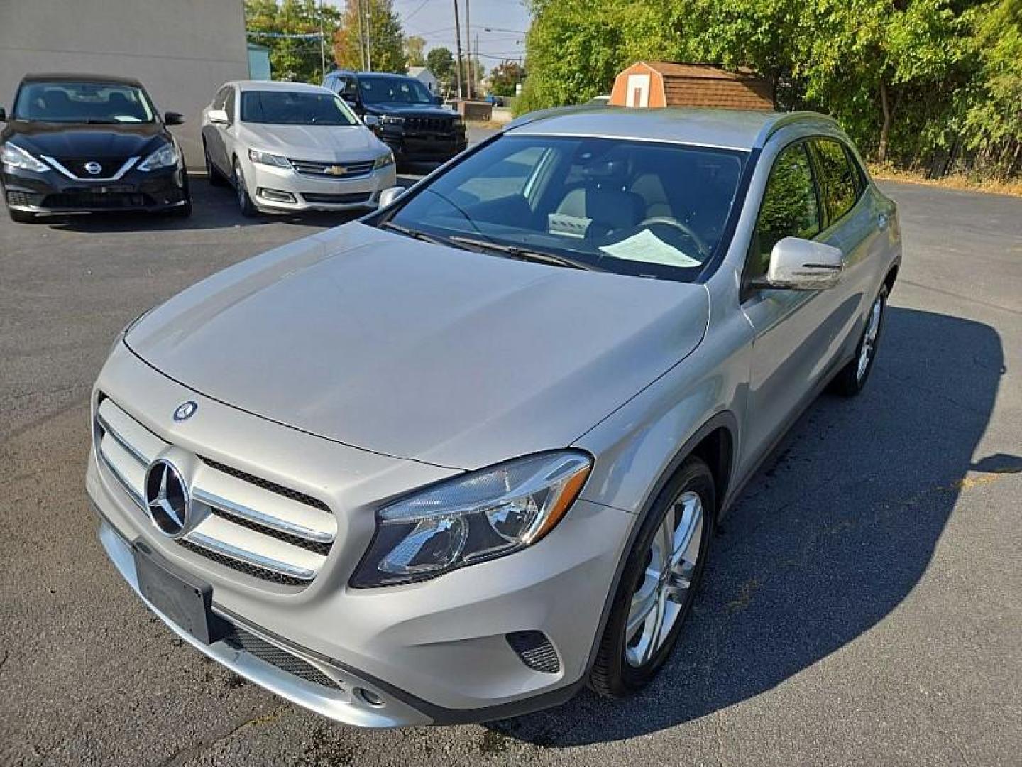 2016 SILVER /BLACK Mercedes-Benz GLA-Class GLA250 (WDCTG4EB2GJ) with an 2.0L L4 DOHC 16V TURBO engine, 7A transmission, located at 3304 Woodville Road, Northwood, OH, 43619, (419) 210-8019, 41.612694, -83.480743 - We are #1 Auto Loan Dealer for Good Bad or No Credit we have hundreds of vehicles to choose from, stop on in or just fill out our online application to get approved for auto financing and see your credit score for free by visiting our website today. We have Low Payment Options and Terms Available - Photo#3