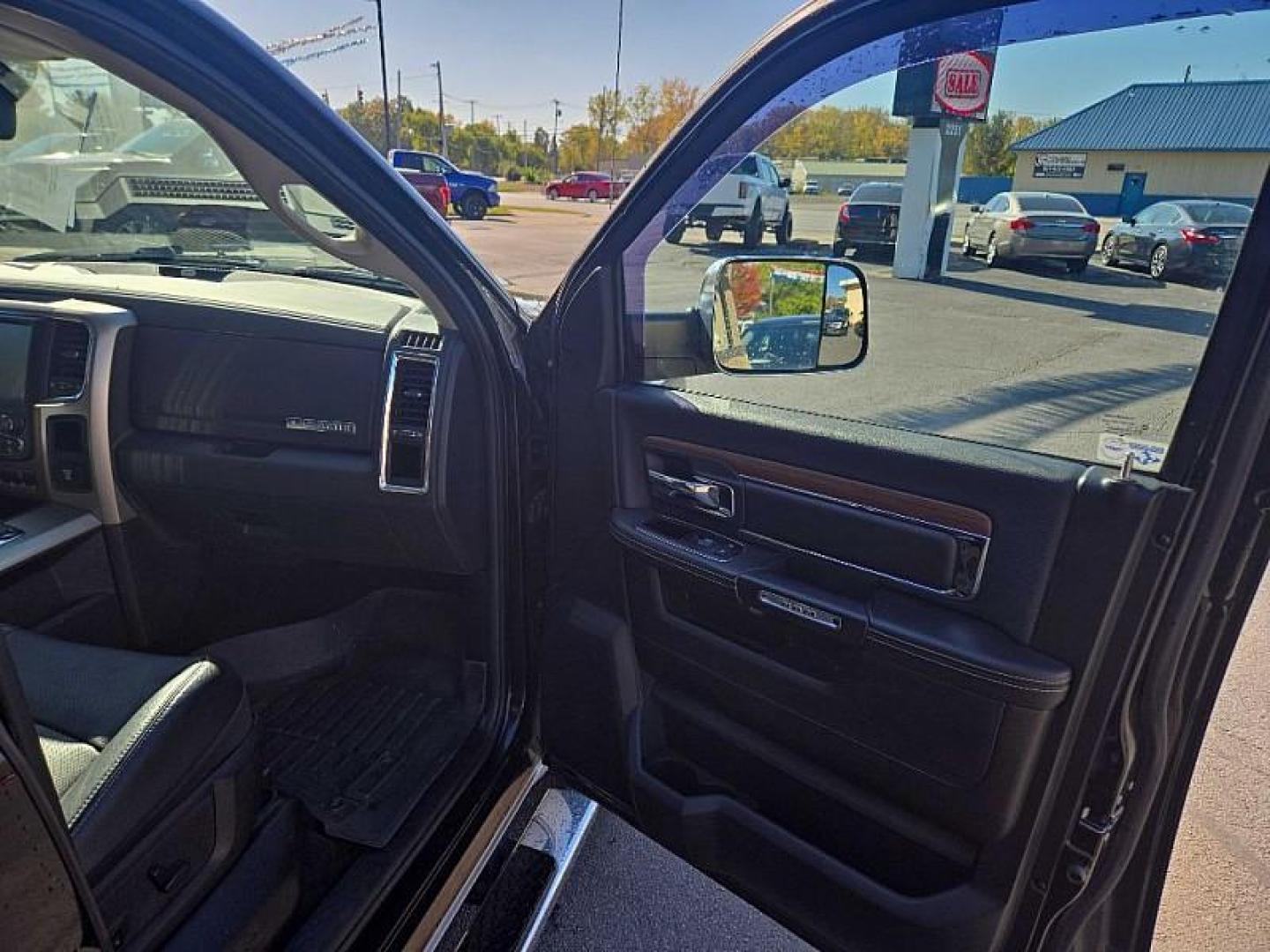 2014 BLACK /BLACK RAM 1500 Laramie Crew Cab LWB 4WD (1C6RR7VT3ES) with an 5.7L V8 OHV 16V engine, 6-Speed Automatic transmission, located at 3304 Woodville Road, Northwood, OH, 43619, (419) 210-8019, 41.612694, -83.480743 - We are #1 Auto Loan Dealer for Good Bad or No Credit we have hundreds of vehicles to choose from, stop on in or just fill out our online application to get approved for auto financing and see your credit score for free by visiting our website today. We have Low Payment Options and Terms Available - Photo#16