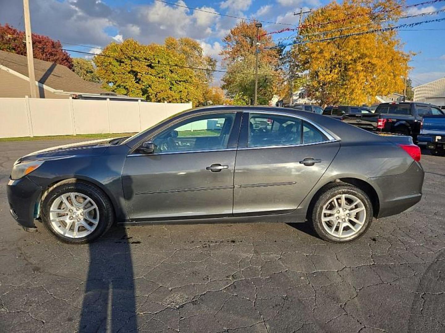 2014 GREY /BLACK Chevrolet Malibu 1LT (1G11C5SL9EF) with an 2.5L L4 DOHC 16V engine, 6-Speed Automatic transmission, located at 3304 Woodville Road, Northwood, OH, 43619, (419) 210-8019, 41.612694, -83.480743 - We are #1 Auto Loan Dealer for Good Bad or No Credit we have hundreds of vehicles to choose from, stop on in or just fill out our online application to get approved for auto financing and see your credit score for free by visiting our website today. We have Low Payment Options and Terms Available - Photo#0