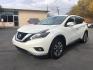 2018 WHITE /BLACK Nissan Murano Platinum AWD (5N1AZ2MH3JN) with an 3.5L V6 DOHC 24V engine, CVT transmission, located at 3304 Woodville Road, Northwood, OH, 43619, (419) 210-8019, 41.612694, -83.480743 - Your #1 Destination for Auto Loans and mdash;No Matter Your Credit!At our dealership, we cater to everyone and mdash;whether you have good, bad, or no credit. With hundreds of vehicles to choose from, you can easily find the perfect car, truck, or SUV that fits your needs.Get Approved Today!Visit ou - Photo#0