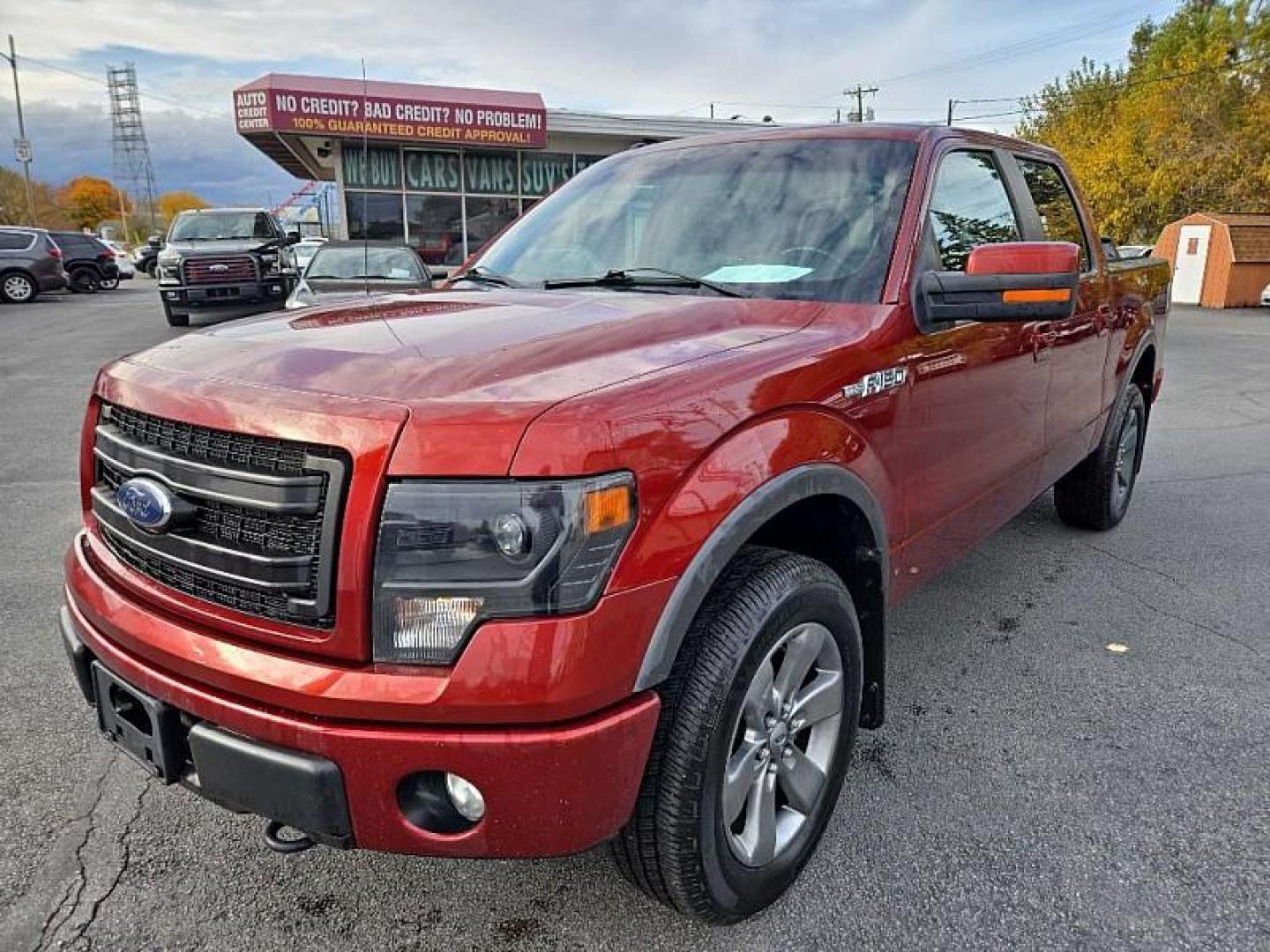 2014 ORANGE /BLACK Ford F-150 XL SuperCrew 5.5-ft. Bed 4WD (1FTFW1EF4EK) with an 5.0L V8 engine, 6-Speed Automatic transmission, located at 3304 Woodville Road, Northwood, OH, 43619, (419) 210-8019, 41.612694, -83.480743 - Your #1 Destination for Auto Loans and mdash;No Matter Your Credit!At our dealership, we cater to everyone and mdash;whether you have good, bad, or no credit. With hundreds of vehicles to choose from, you can easily find the perfect car, truck, or SUV that fits your needs.Get Approved Today!Visit ou - Photo#0