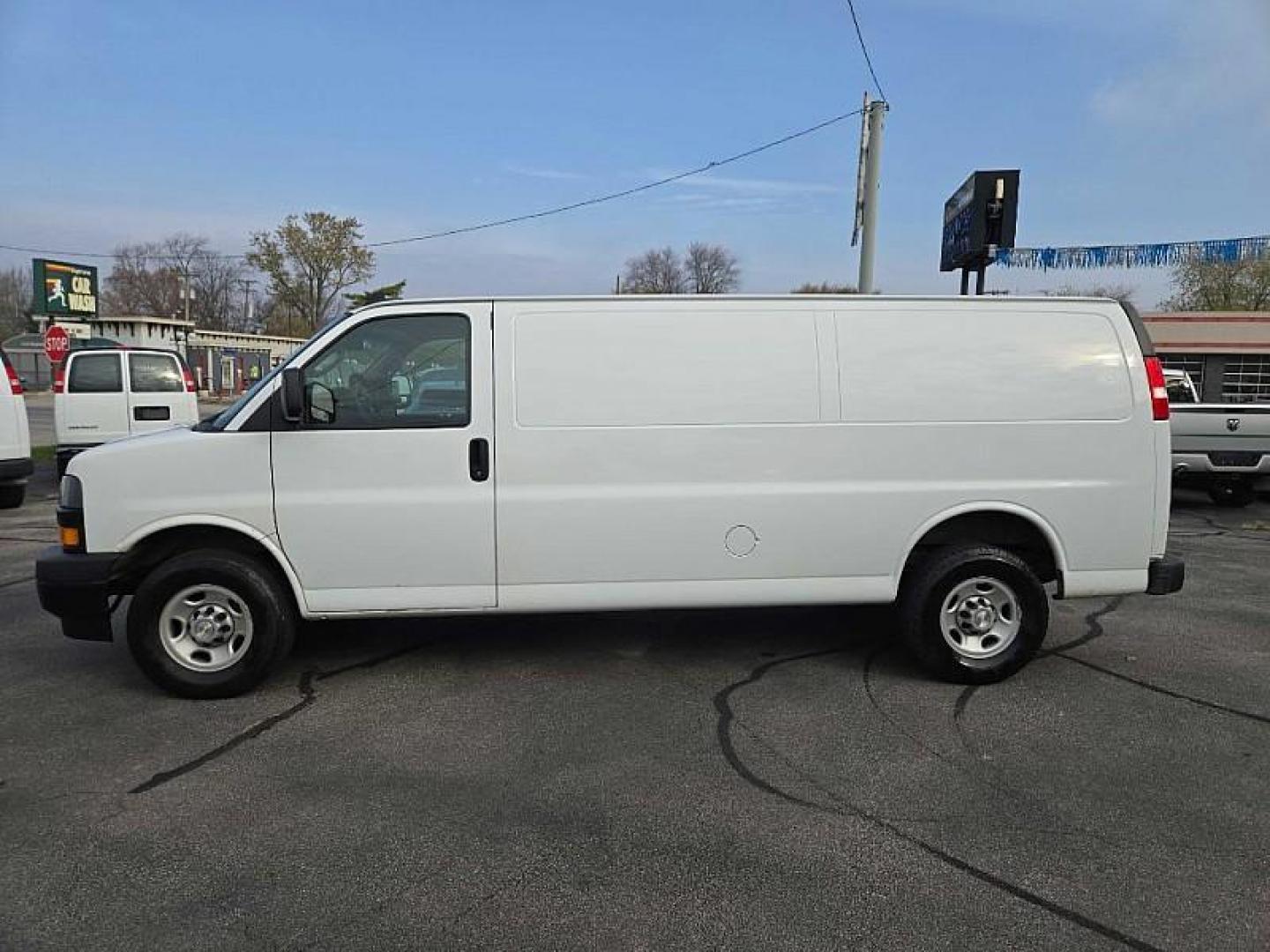 2021 WHITE /TAN Chevrolet Express 2500 Cargo Extended (1GCWGBF70M1) with an 6.6L V8 OHV 16V engine, 6A transmission, located at 3304 Woodville Road, Northwood, OH, 43619, (419) 210-8019, 41.612694, -83.480743 - Your #1 Destination for Auto Loans and mdash;No Matter Your Credit!At our dealership, we cater to everyone and mdash;whether you have good, bad, or no credit. With hundreds of vehicles to choose from, you can easily find the perfect car, truck, or SUV that fits your needs.Get Approved Today!Visit ou - Photo#1