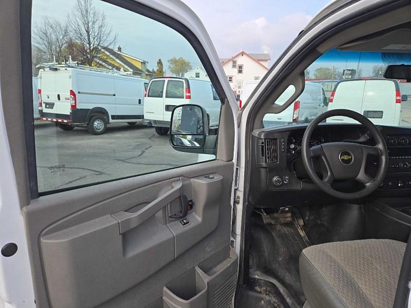 2021 WHITE /TAN Chevrolet Express 2500 Cargo Extended (1GCWGBF70M1) with an 6.6L V8 OHV 16V engine, 6A transmission, located at 3304 Woodville Road, Northwood, OH, 43619, (419) 210-8019, 41.612694, -83.480743 - Your #1 Destination for Auto Loans and mdash;No Matter Your Credit!At our dealership, we cater to everyone and mdash;whether you have good, bad, or no credit. With hundreds of vehicles to choose from, you can easily find the perfect car, truck, or SUV that fits your needs.Get Approved Today!Visit ou - Photo#8