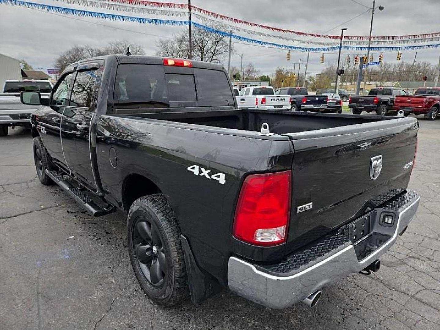 2018 BLACK /BLACK RAM 1500 SLT Crew Cab LWB 4WD (1C6RR7TMXJS) with an 3.0L V6 DOHC 24V DIESEL engine, 8A transmission, located at 3304 Woodville Road, Northwood, OH, 43619, (419) 210-8019, 41.612694, -83.480743 - Your #1 Destination for Auto Loans and mdash;No Matter Your Credit!At our dealership, we cater to everyone and mdash;whether you have good, bad, or no credit. With hundreds of vehicles to choose from, you can easily find the perfect car, truck, or SUV that fits your needs.Get Approved Today!Visit ou - Photo#2