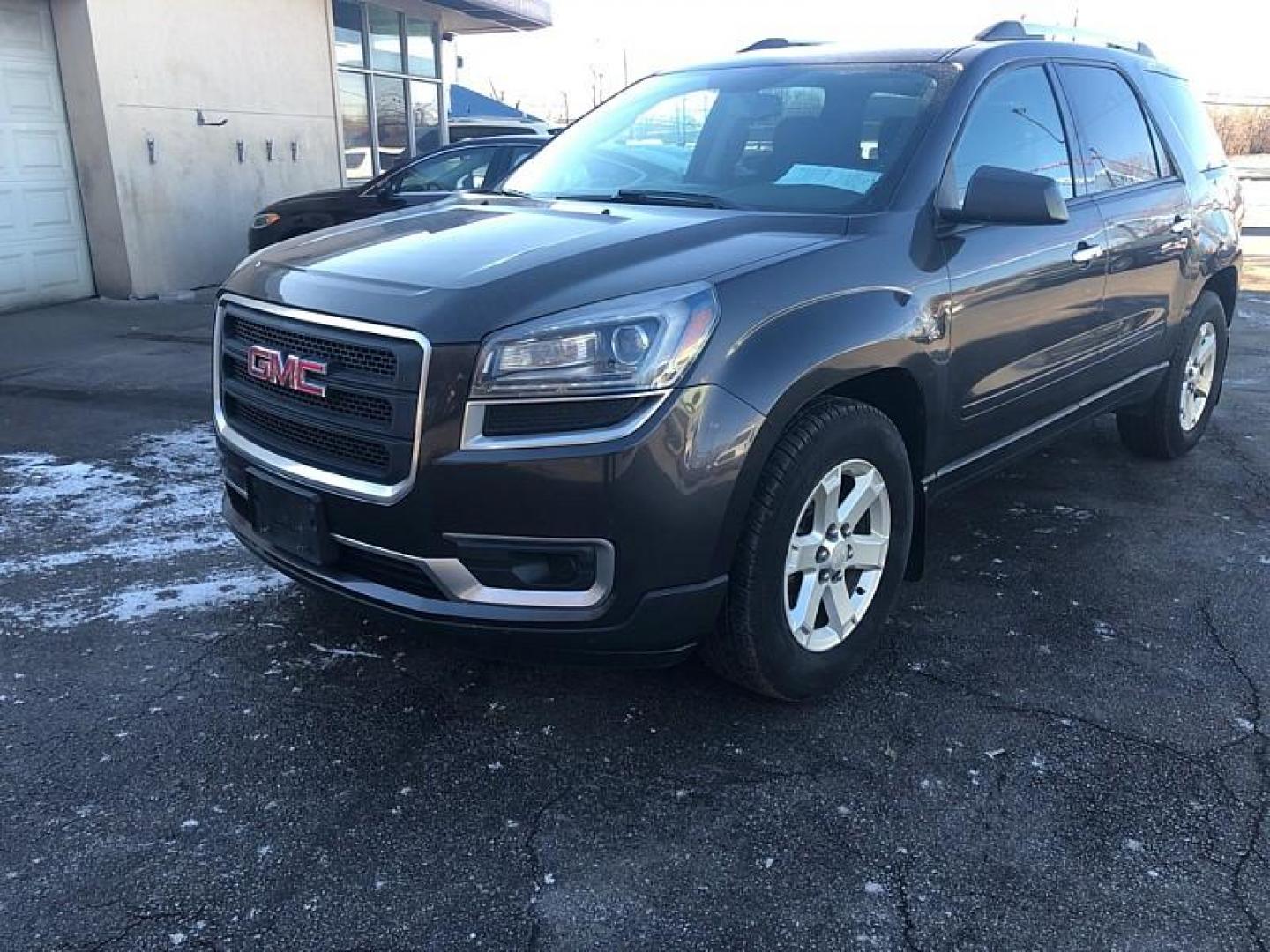 2014 BLACK /BLACK GMC Acadia SLE-1 AWD (1GKKVNED3EJ) with an 3.6L V6 DOHC 24V engine, 6-Speed Automatic transmission, located at 3304 Woodville Road, Northwood, OH, 43619, (419) 210-8019, 41.612694, -83.480743 - Your #1 Destination for Auto Loans and mdash;No Matter Your Credit!At our dealership, we believe everyone deserves the opportunity to drive their dream car and mdash;whether you have good credit, bad credit, or no credit at all. With a wide selection of hundreds of cars, trucks, and SUVs, you'll fin - Photo#0