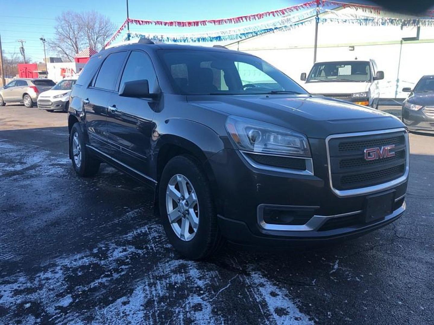 2014 BLACK /BLACK GMC Acadia SLE-1 AWD (1GKKVNED3EJ) with an 3.6L V6 DOHC 24V engine, 6-Speed Automatic transmission, located at 3304 Woodville Road, Northwood, OH, 43619, (419) 210-8019, 41.612694, -83.480743 - Your #1 Destination for Auto Loans and mdash;No Matter Your Credit!At our dealership, we believe everyone deserves the opportunity to drive their dream car and mdash;whether you have good credit, bad credit, or no credit at all. With a wide selection of hundreds of cars, trucks, and SUVs, you'll fin - Photo#6