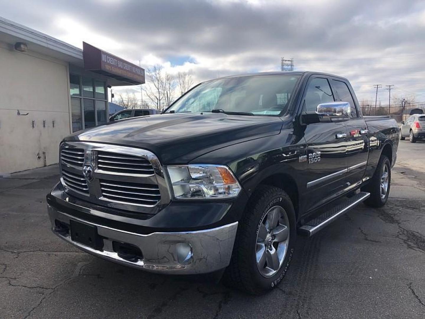 2016 BLACK /GREY RAM 1500 SLT Quad Cab 4WD (1C6RR7GT8GS) with an 5.7L V8 OHV 16V engine, 6A transmission, located at 3304 Woodville Road, Northwood, OH, 43619, (419) 210-8019, 41.612694, -83.480743 - Your #1 Destination for Auto Loans and mdash;No Matter Your Credit!At our dealership, we believe everyone deserves the opportunity to drive their dream car and mdash;whether you have good credit, bad credit, or no credit at all. With a wide selection of hundreds of cars, trucks, and SUVs, you'll fin - Photo#0