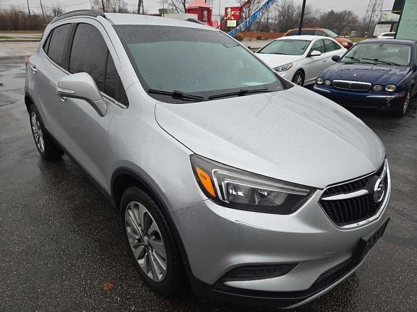 2017 SILVER /BLACK Buick Encore Preferred FWD (KL4CJASB8HB) with an 1.4L L4 DOHC 16V TURBO engine, 6A transmission, located at 3304 Woodville Road, Northwood, OH, 43619, (419) 210-8019, 41.612694, -83.480743 - Photo#29