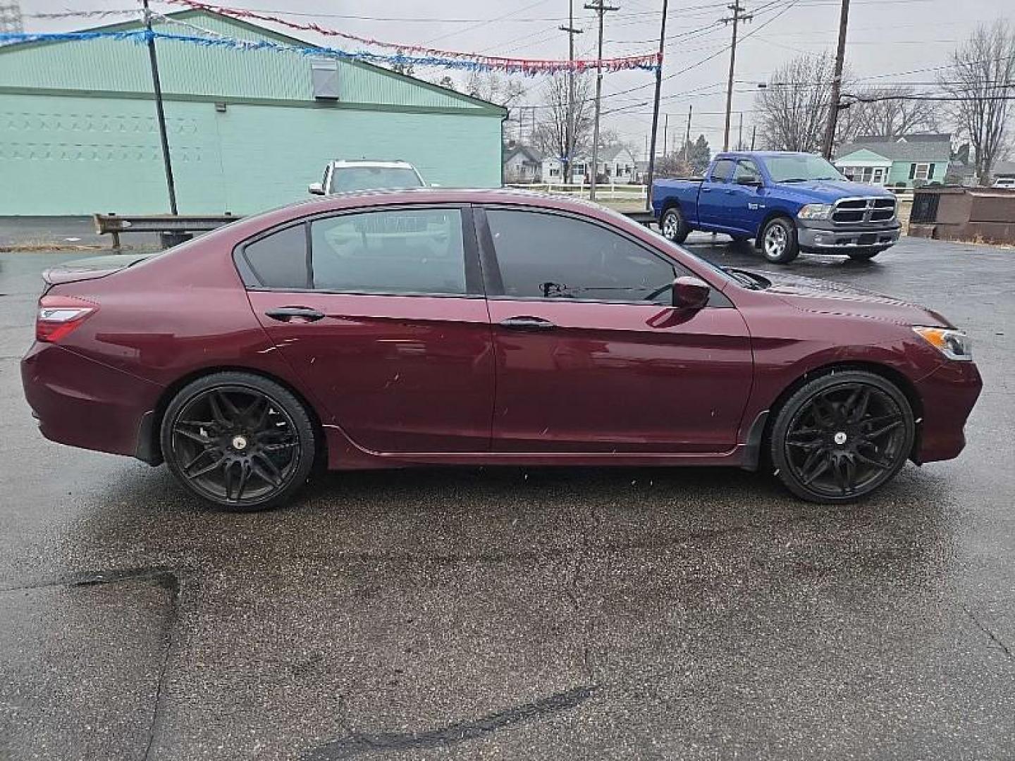 2017 BURGUNDY Honda Accord Sport Sedan CVT (1HGCR2F50HA) with an 2.4L L4 DOHC 16V engine, CVT transmission, located at 3304 Woodville Road, Northwood, OH, 43619, (419) 210-8019, 41.612694, -83.480743 - Your #1 Destination for Auto Loans and mdash;No Matter Your Credit!At our dealership, we believe everyone deserves the opportunity to drive their dream car and mdash;whether you have good credit, bad credit, or no credit at all. With a wide selection of hundreds of cars, trucks, and SUVs, you'll fin - Photo#5