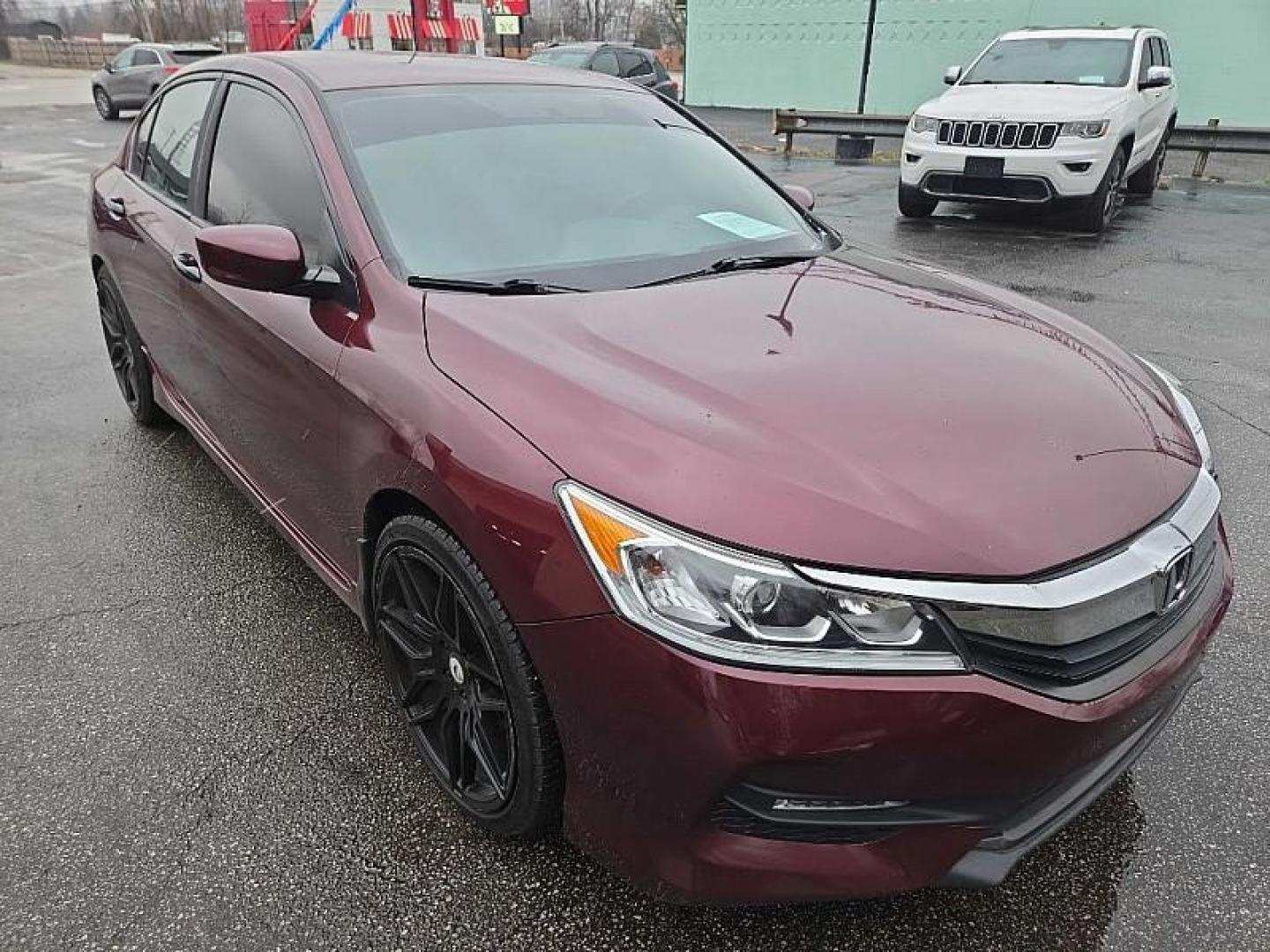 2017 BURGUNDY Honda Accord Sport Sedan CVT (1HGCR2F50HA) with an 2.4L L4 DOHC 16V engine, CVT transmission, located at 3304 Woodville Road, Northwood, OH, 43619, (419) 210-8019, 41.612694, -83.480743 - Your #1 Destination for Auto Loans and mdash;No Matter Your Credit!At our dealership, we believe everyone deserves the opportunity to drive their dream car and mdash;whether you have good credit, bad credit, or no credit at all. With a wide selection of hundreds of cars, trucks, and SUVs, you'll fin - Photo#6