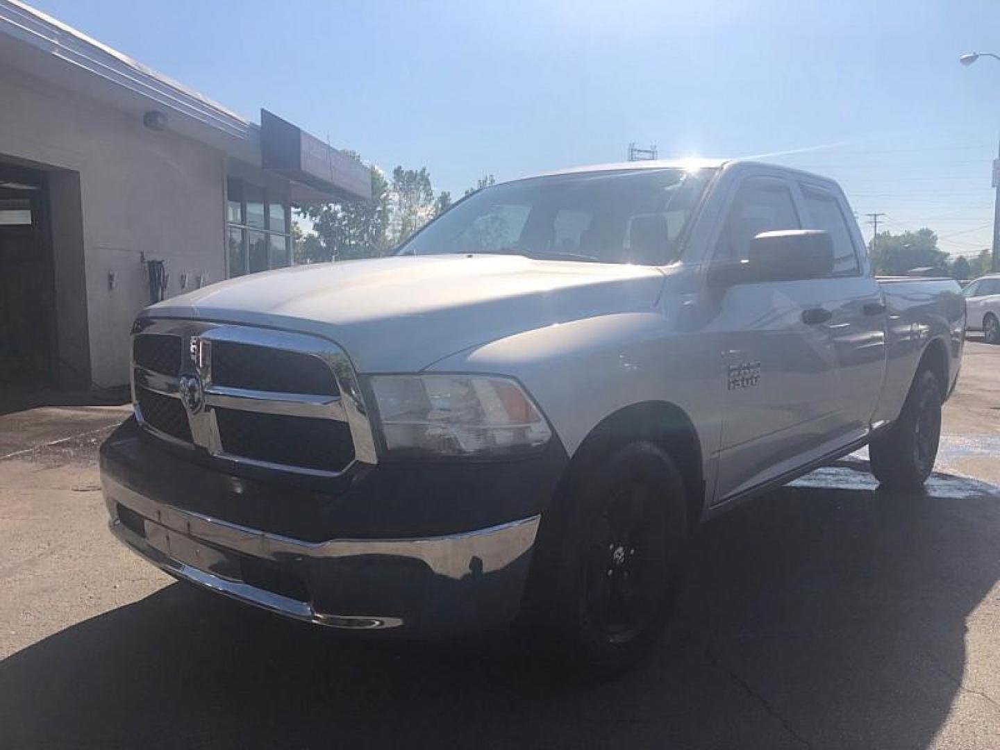 2013 SILVER /GREY RAM 1500 Tradesman Quad Cab 2WD (1C6RR6FG0DS) with an 3.6L V6 engine, 6-Speed Automatic transmission, located at 3304 Woodville Road, Northwood, OH, 43619, (419) 210-8019, 41.612694, -83.480743 - We are #1 Auto Loan Dealer for Good Bad or No Credit we have hundreds of vehicles to choose from, stop on in or just fill out our online application to get approved for auto financing and see your credit score for free by visiting our website today. We have Low Payment Options and Terms Available - Photo#0